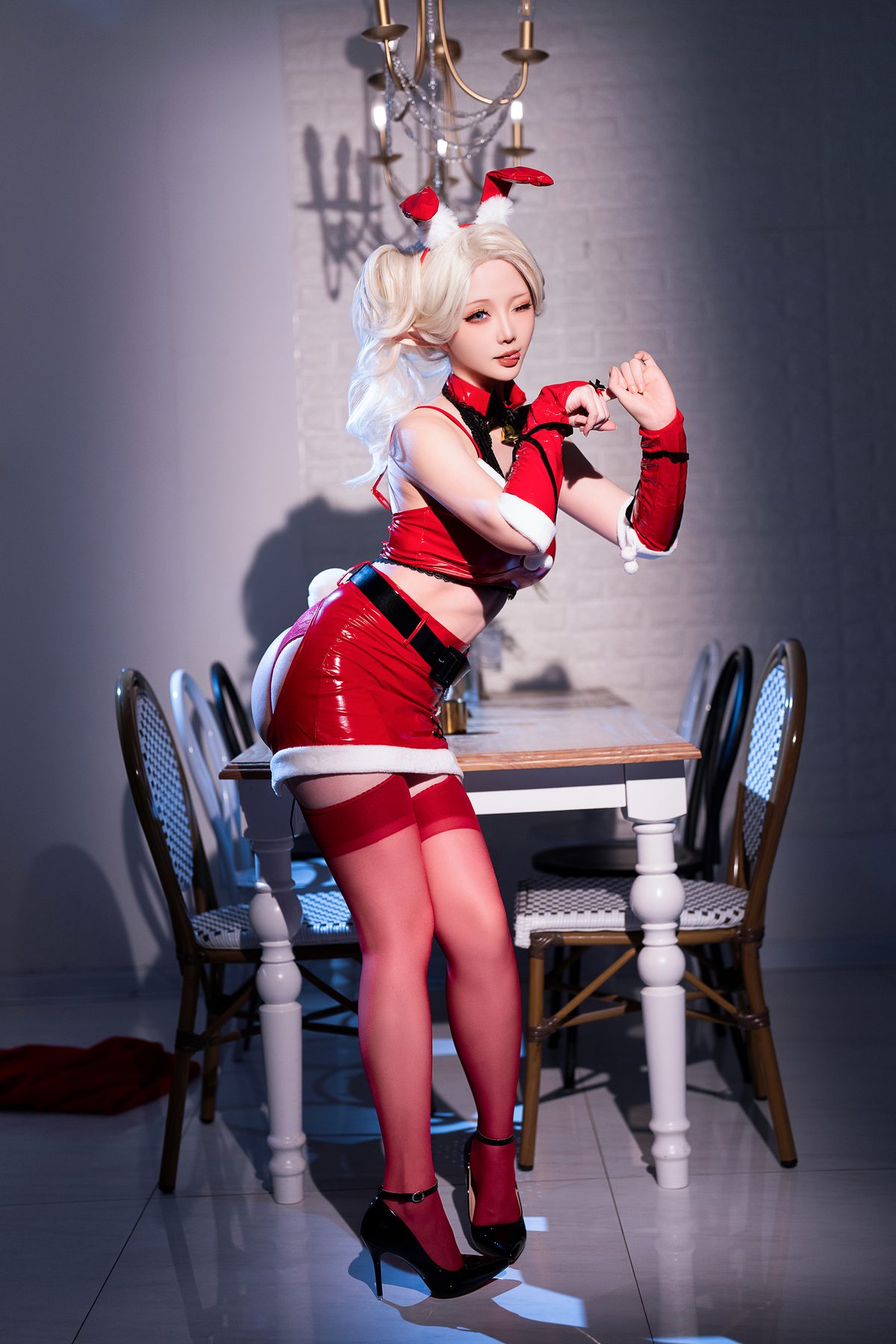 Coser@星之迟迟Hoshilily – 圣诞精灵篇C 礼物袋 Part2