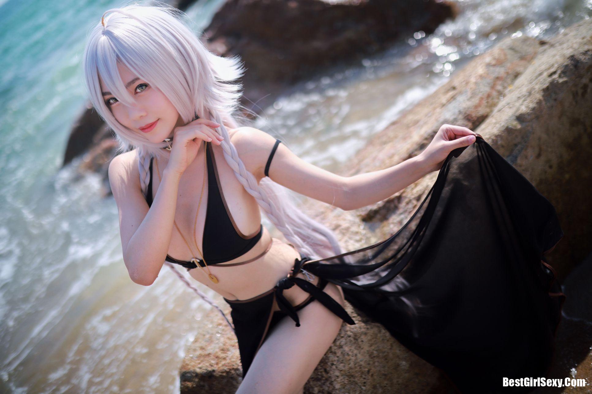 Coser@抖娘-利世 黑贞德泳装
