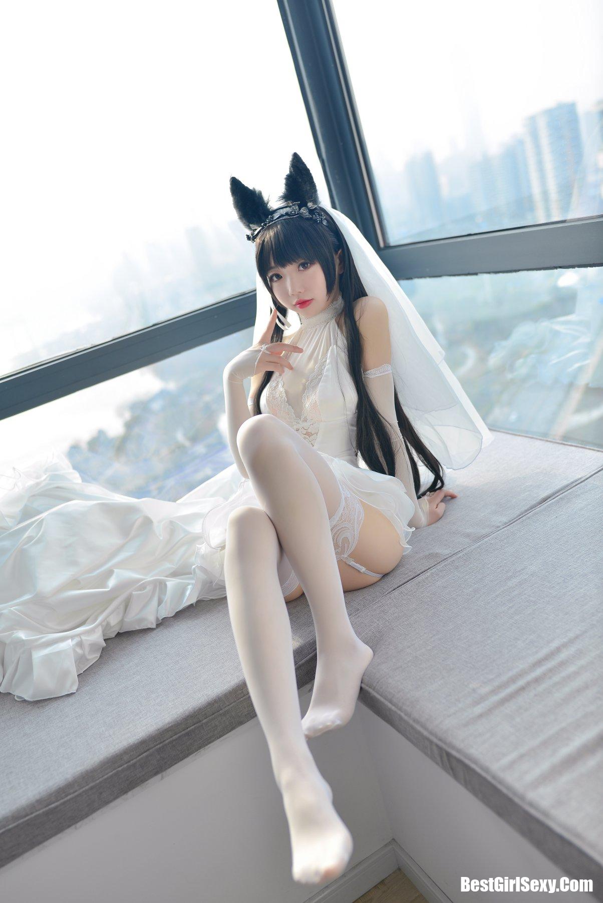 Coser@雪琪SAMA Vol.008 爱宕婚纱