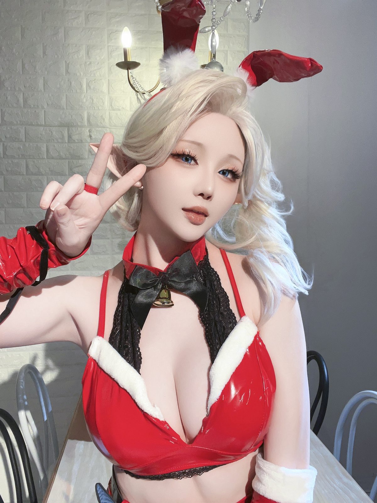 Coser@星之迟迟Hoshilily – 圣诞精灵篇C 礼物袋 Part2