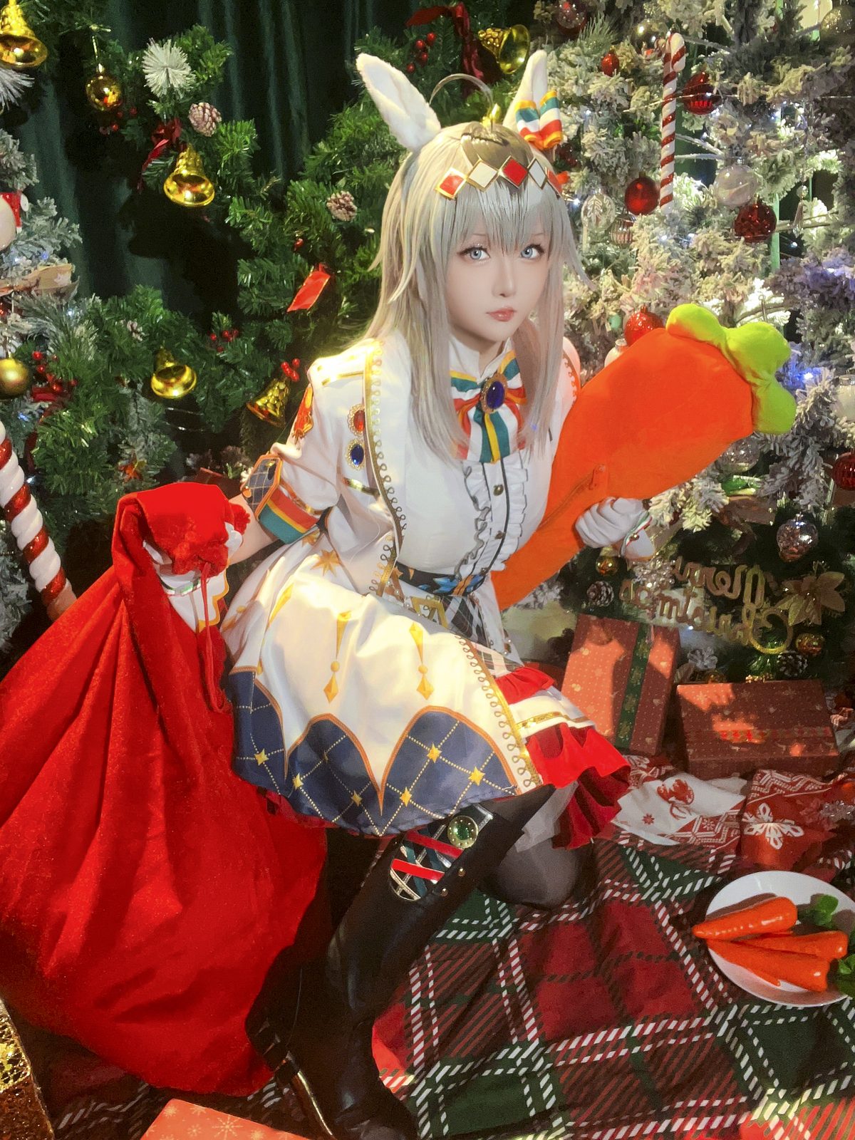 Coser@星之迟迟Hoshilily – 2023年12月计划赠品 赛马娘 小栗帽 圣诞衣装