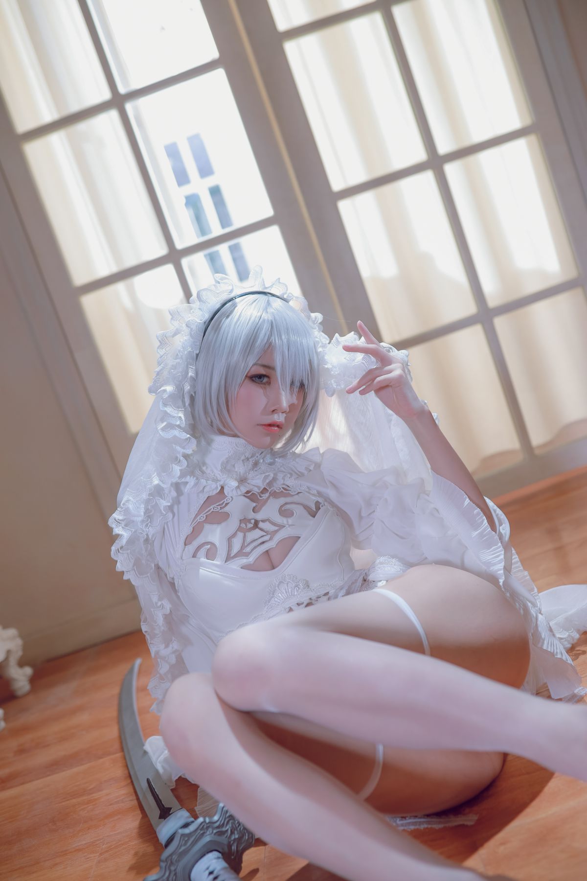 Coser@水淼Aqua Vol.039 Black and white 2B