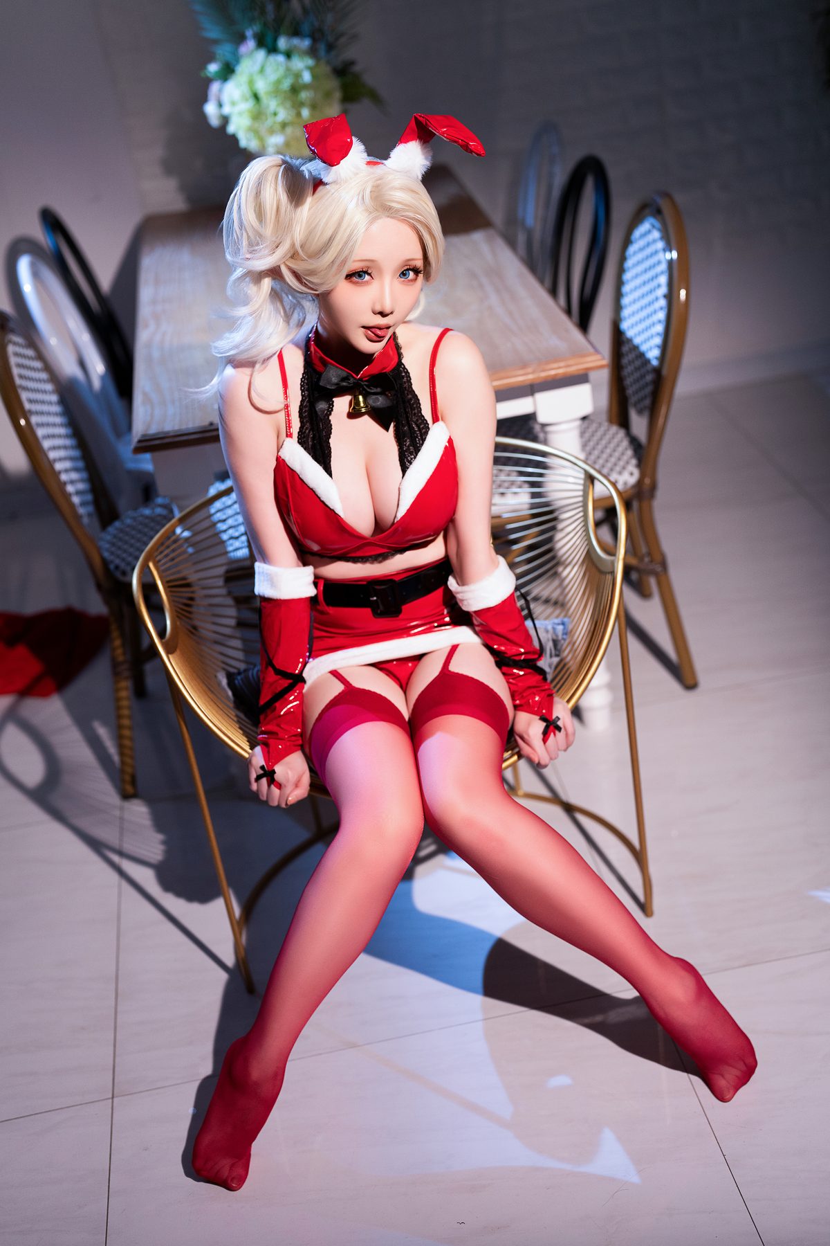 Coser@星之迟迟Hoshilily – 圣诞精灵篇C 礼物袋 Part1