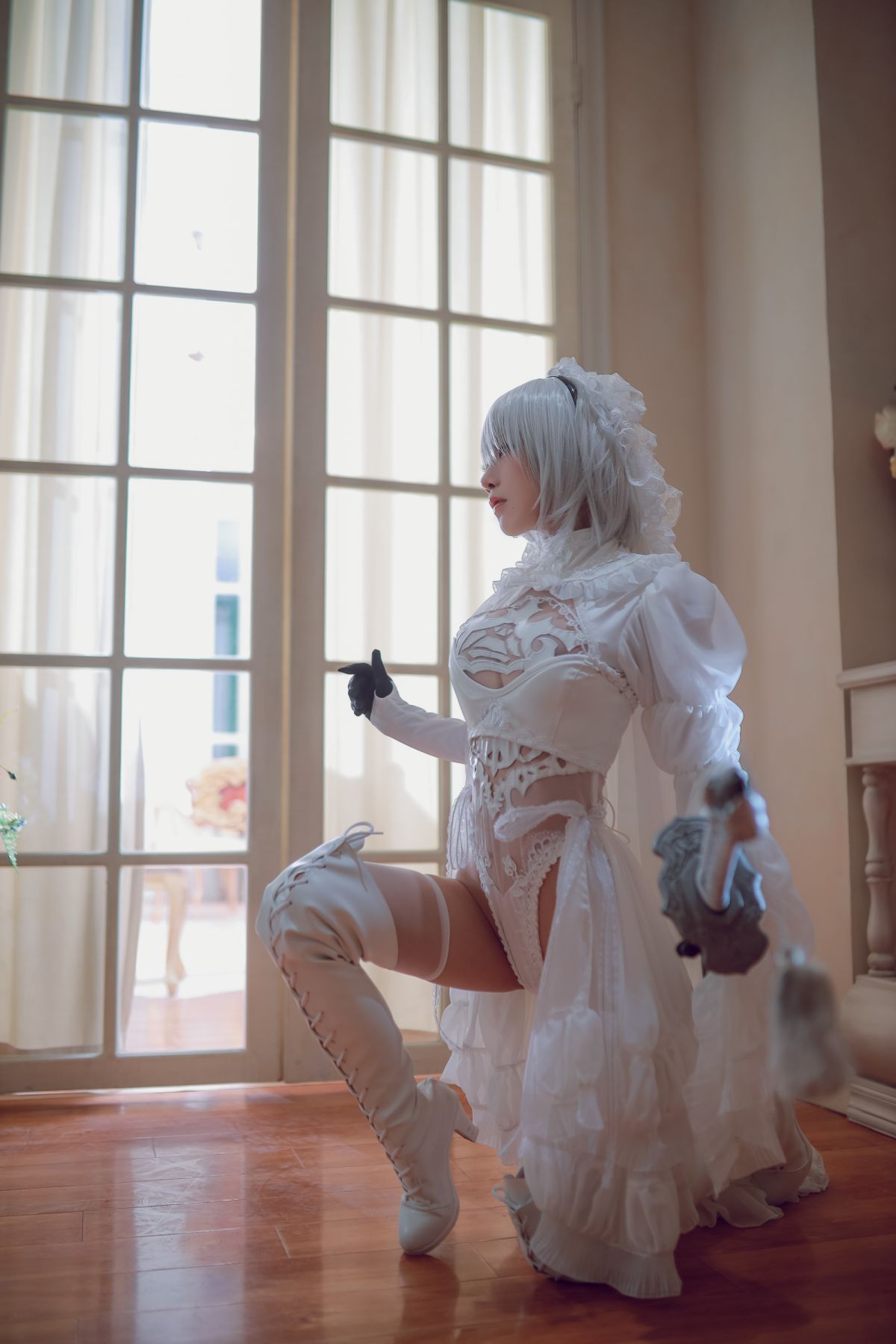 Coser@水淼Aqua Vol.039 Black and white 2B