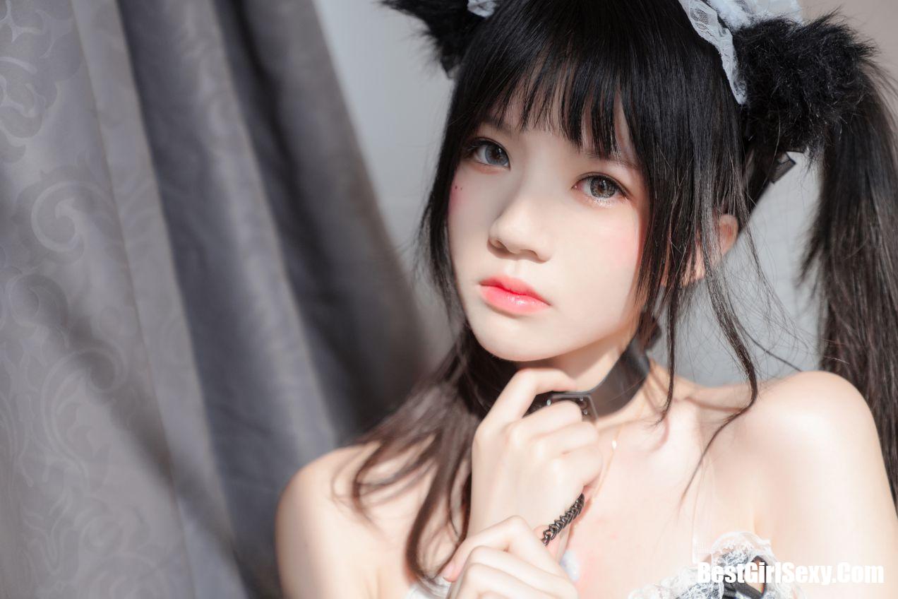 Coser@桜桃喵 Vol.021 黑猫妹抖(黑猫女仆)