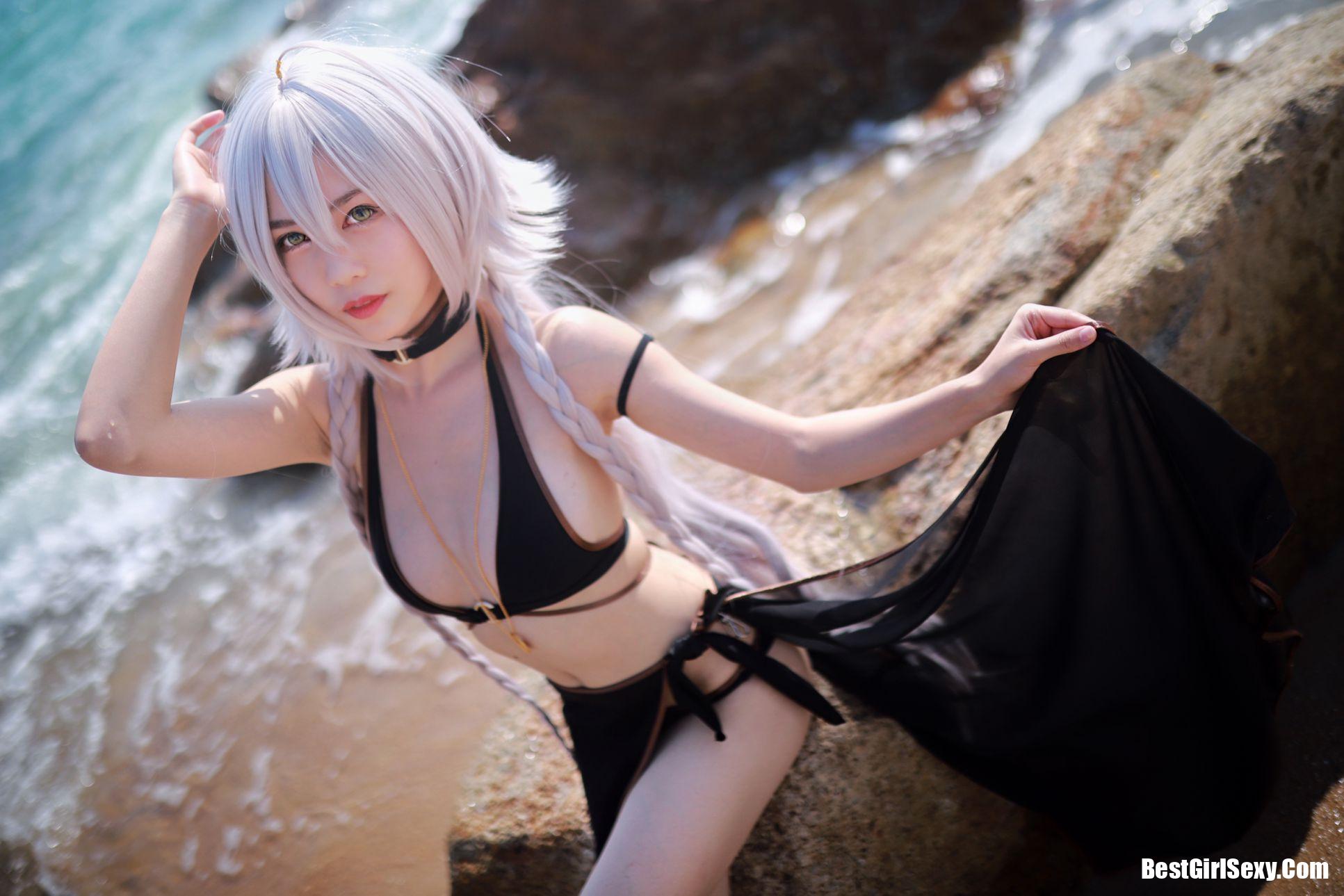 Coser@抖娘-利世 黑贞德泳装
