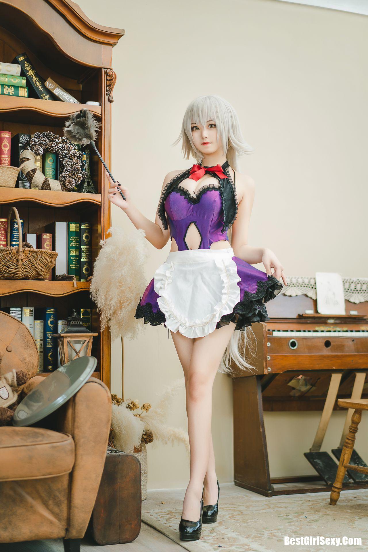 Coser@蜜汁猫裘 Vol.046 贞德女仆