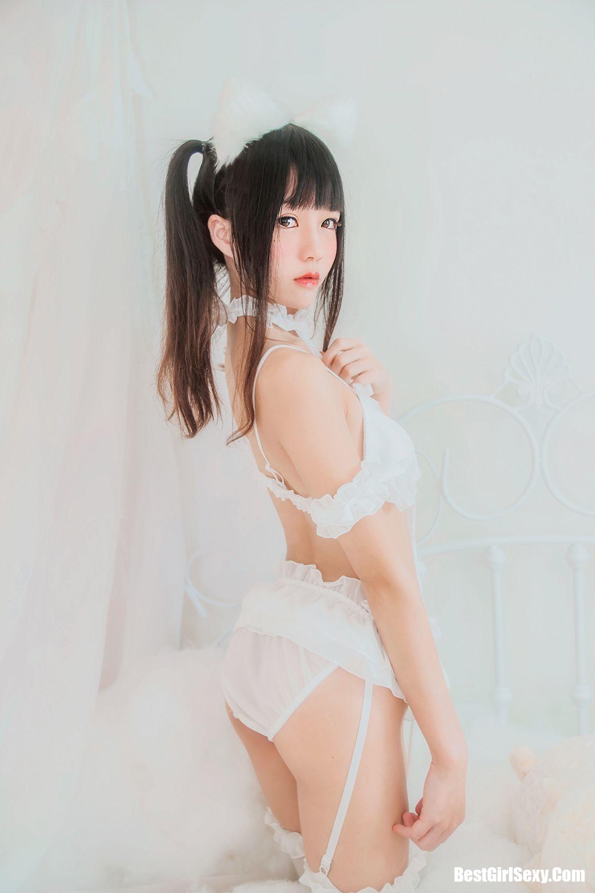 Coser@桜桃喵 Vol.008 纯白-白猫