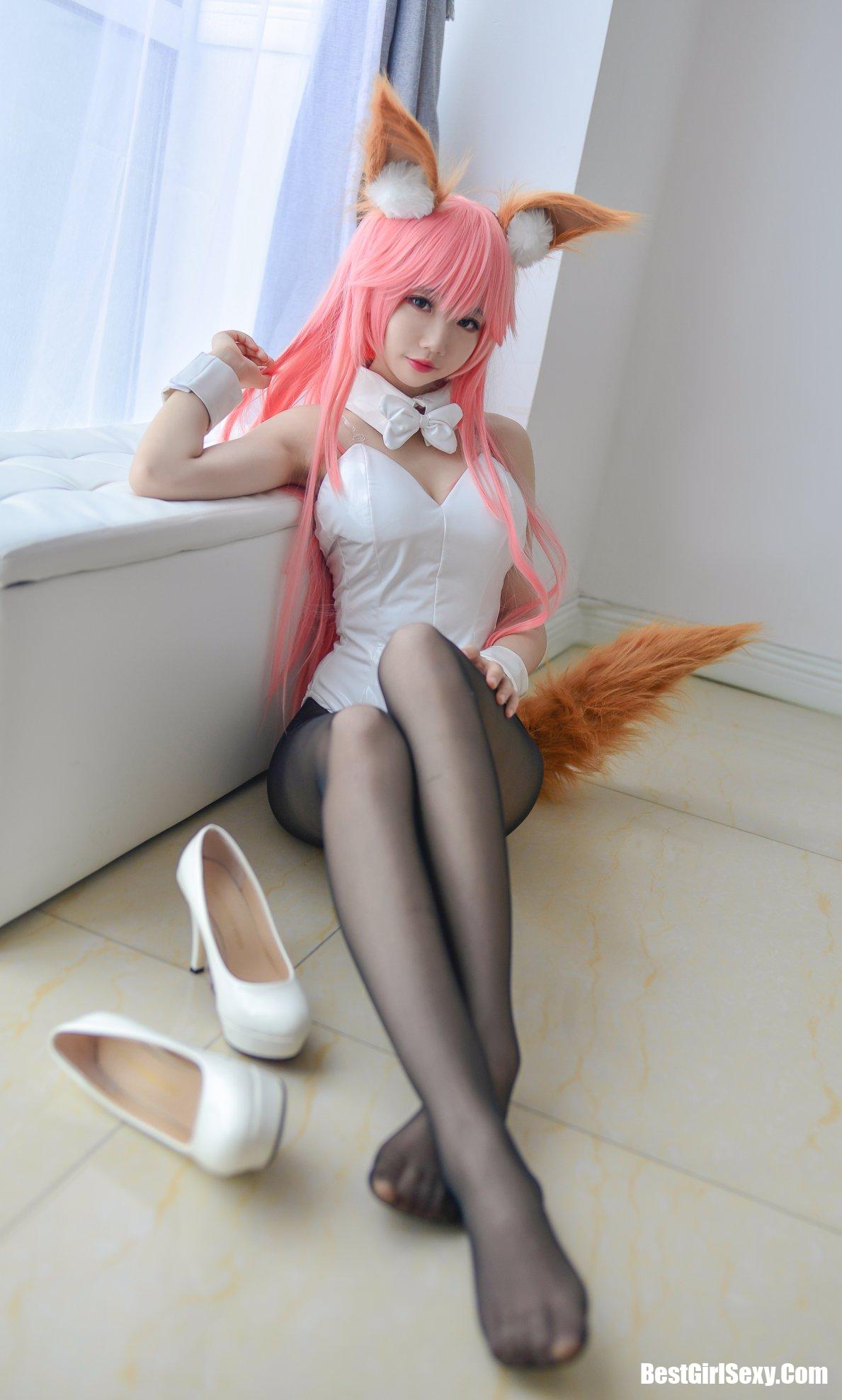 Coser@雪琪SAMA Vol.019 玉藻前兔女郎