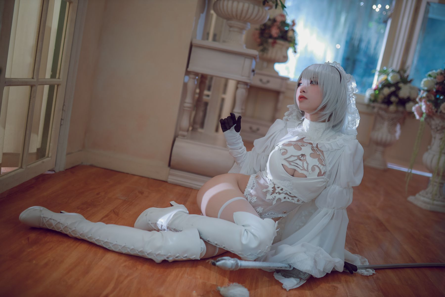 Coser@水淼Aqua Vol.039 Black and white 2B