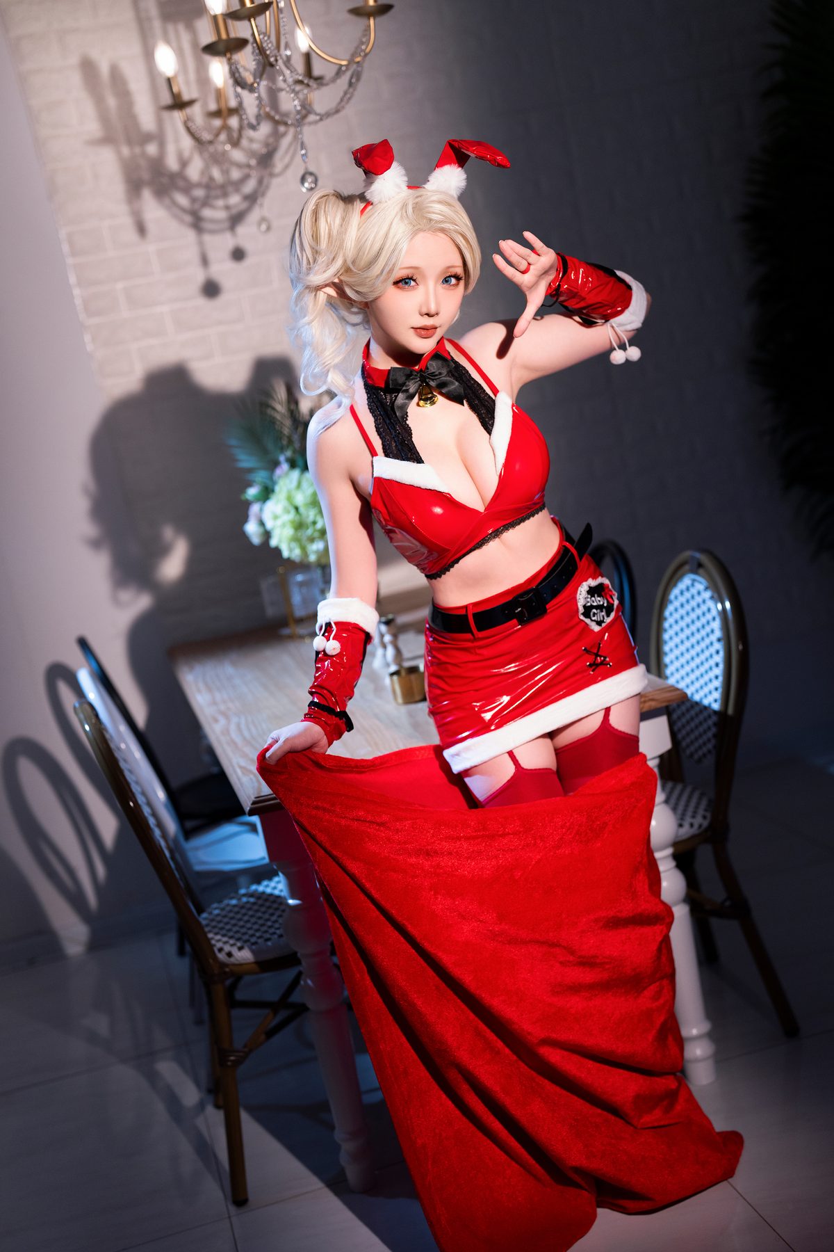 Coser@星之迟迟Hoshilily – 圣诞精灵篇C 礼物袋 Part2