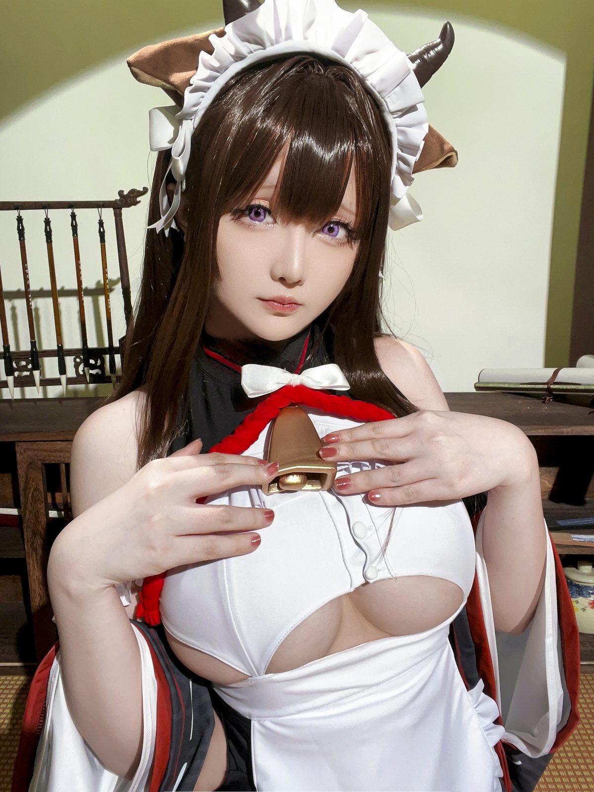 Coser@星之迟迟Hoshilily – 2023年12月计划B 碧蓝航线 樫野 女仆