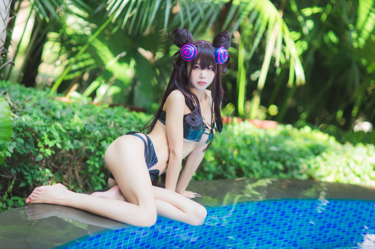 Coser@水淼Aqua Vol.051 紫式部水着Ver