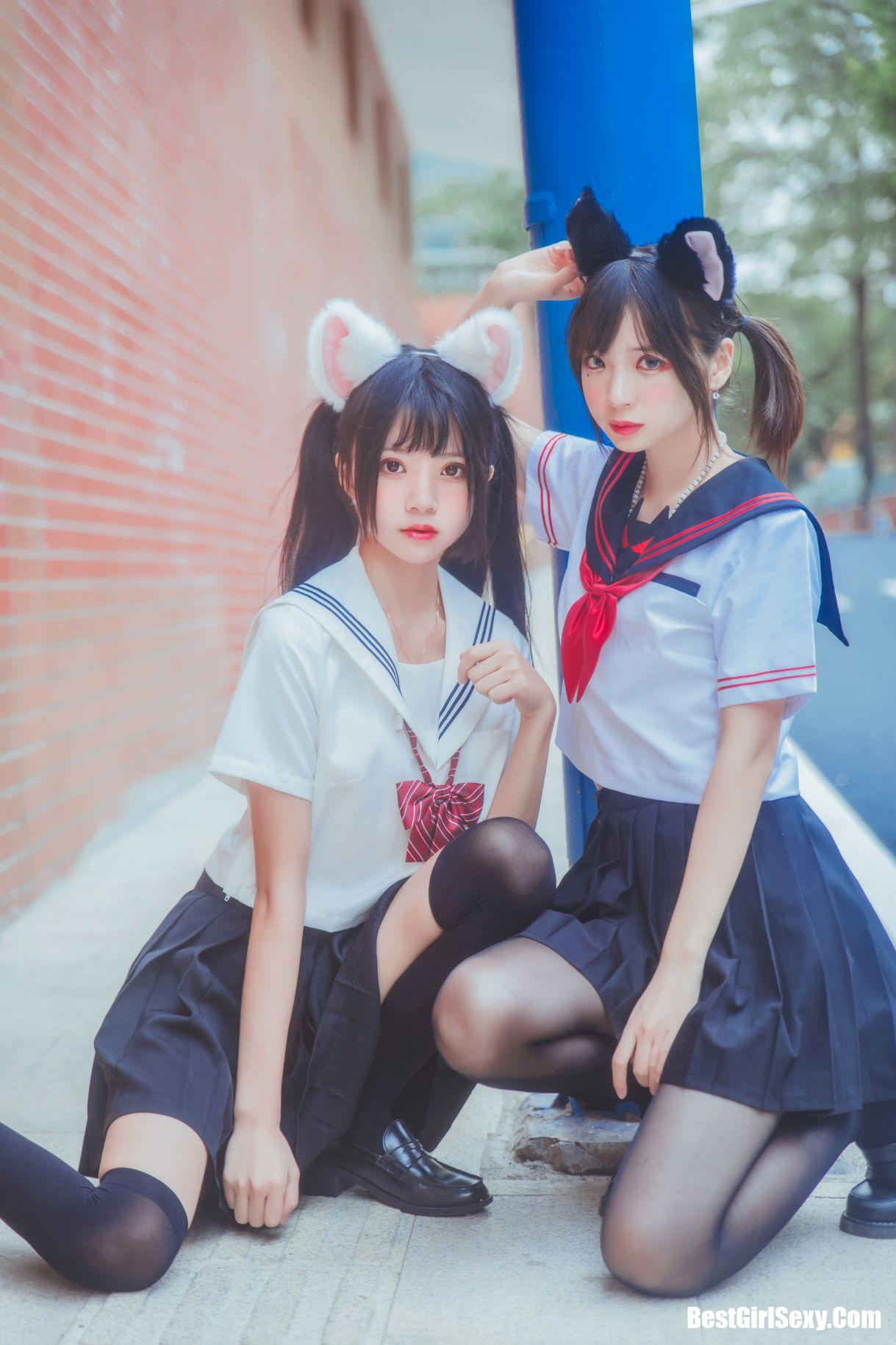 Coser@桜桃喵 Vol.003 JK百合2