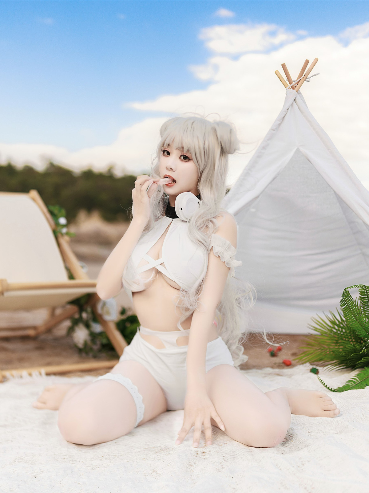 Cosplay 阿雪雪 恶毒泳装 Set.01 [59P]