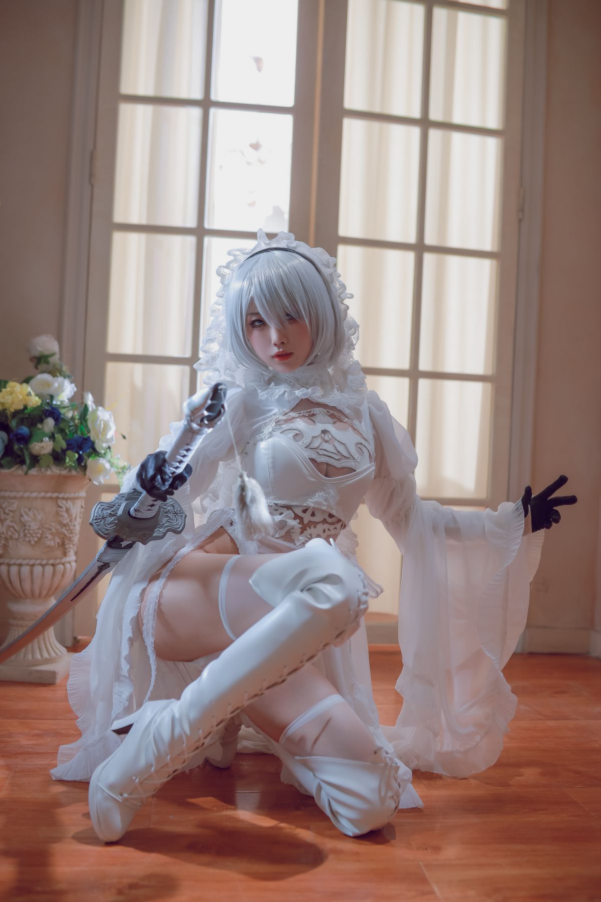 Coser@水淼Aqua Vol.039 Black and white 2B