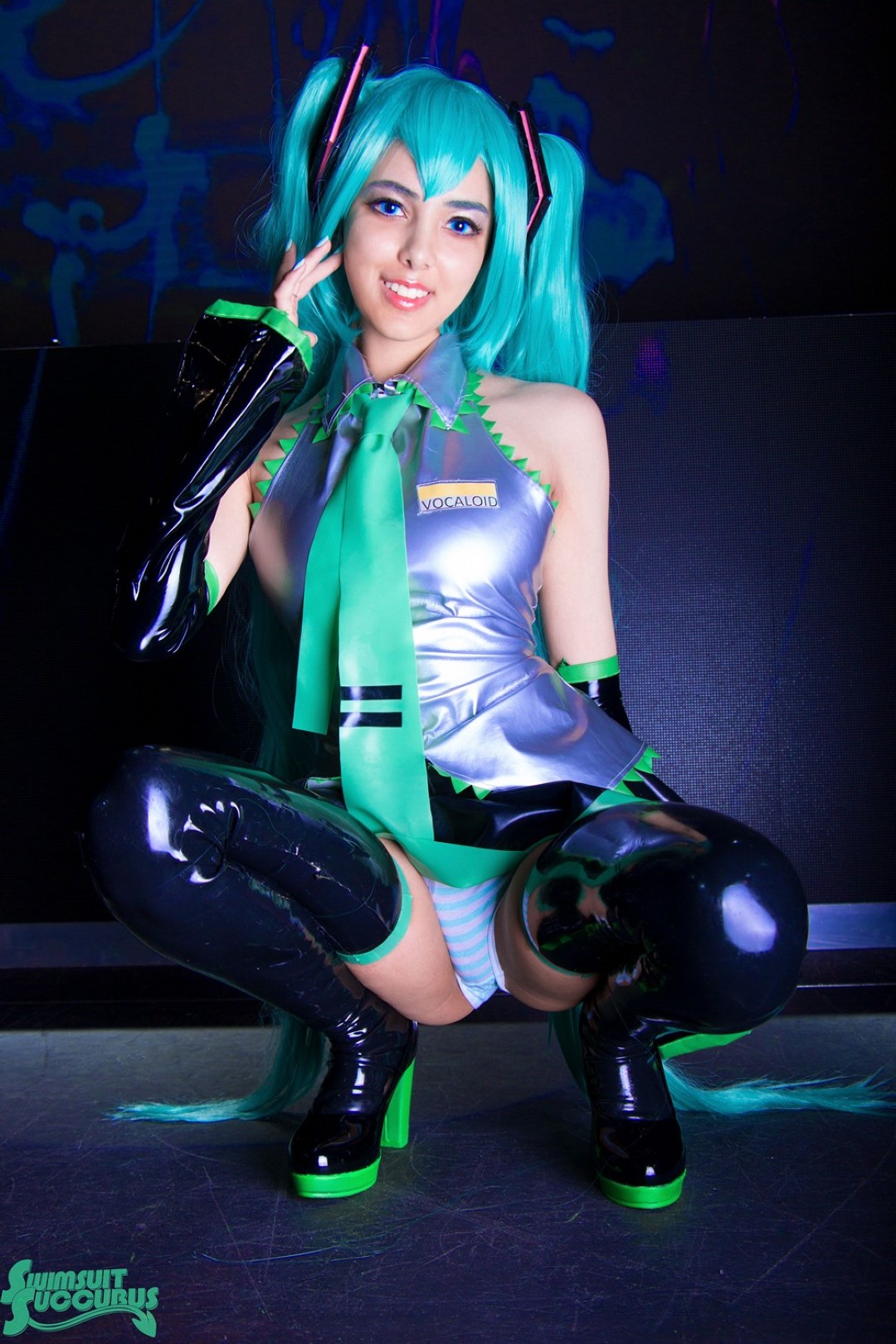 Swimsuit Succubus – Hatsune Miku。 1 [52P]