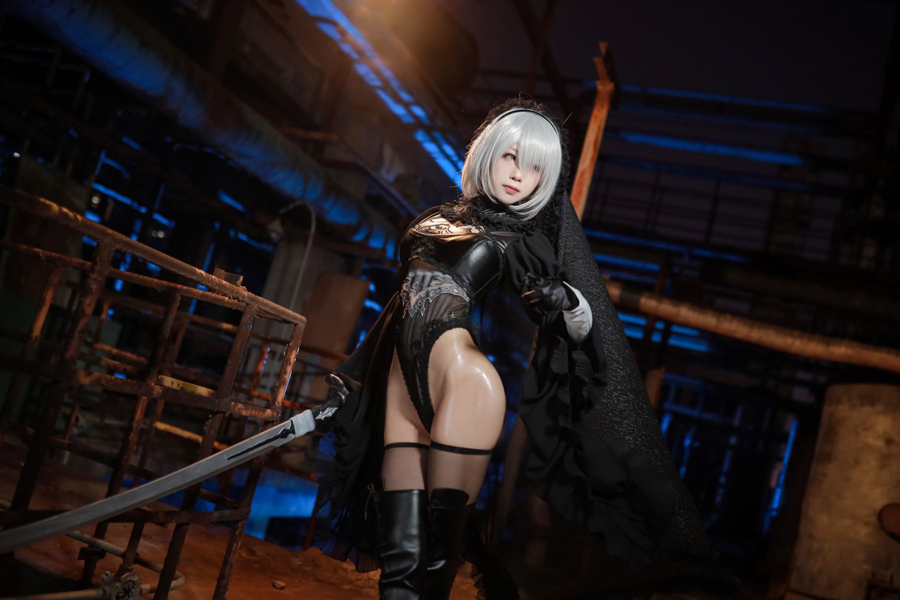 Coser@水淼Aqua Vol.039 Black and white 2B