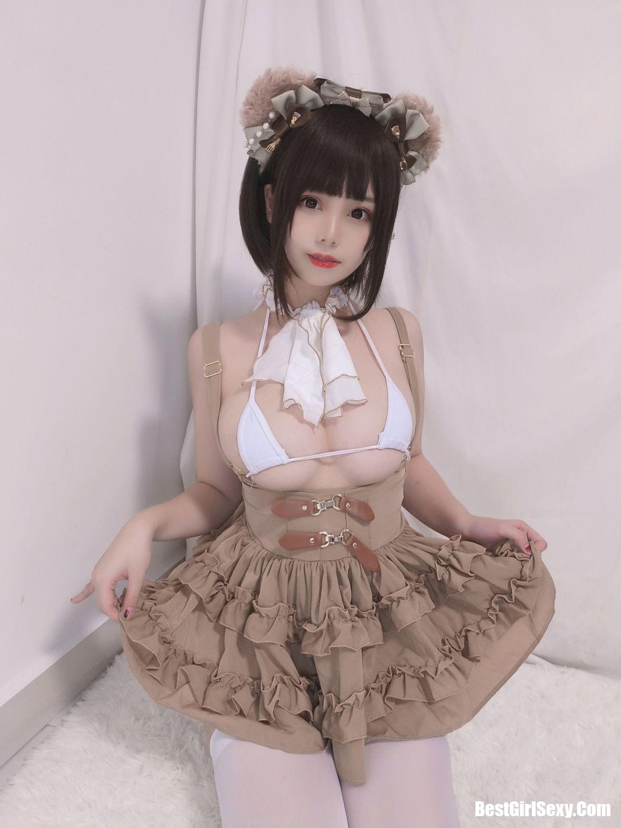 Coser@蜜汁猫裘 Vol.060 小熊