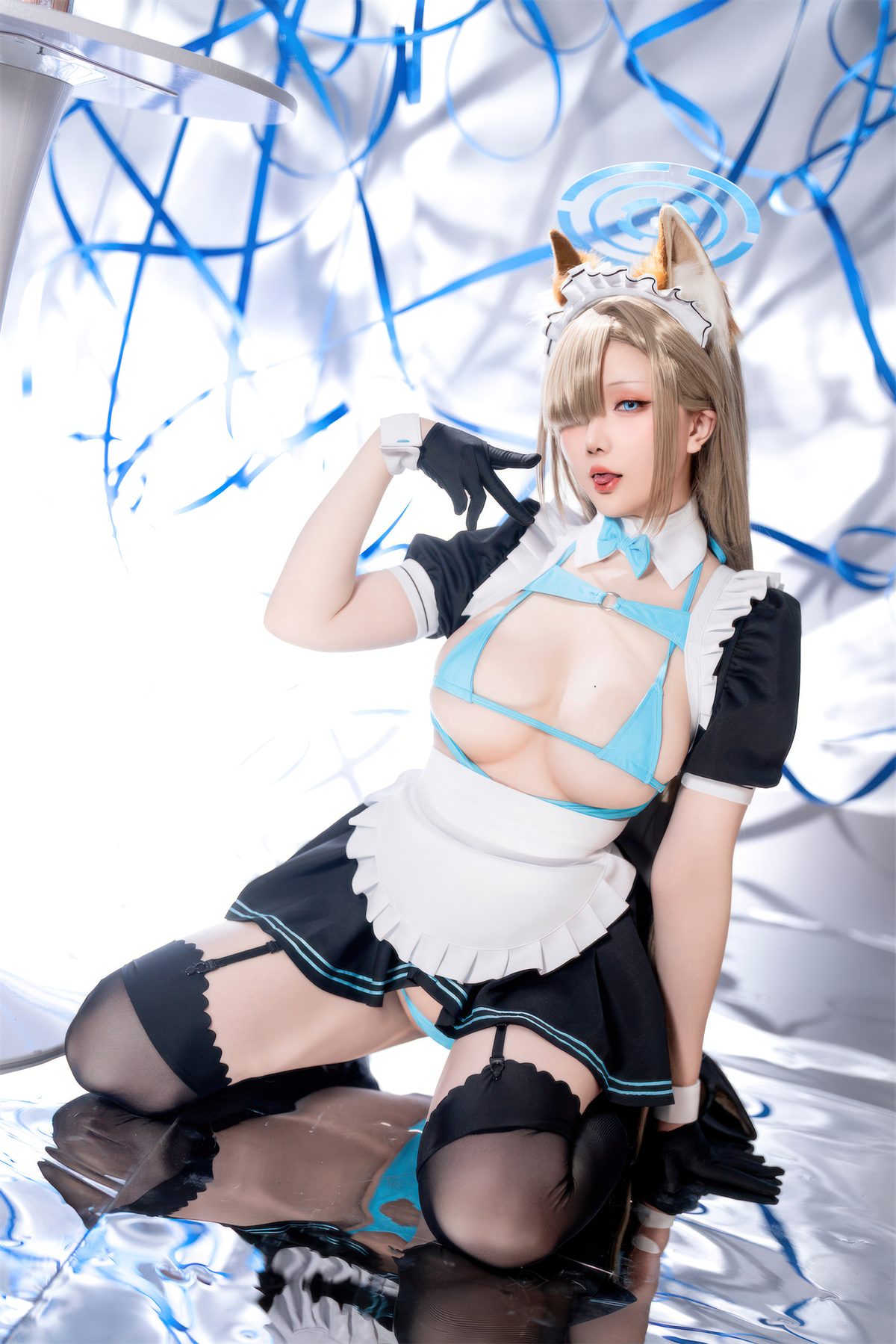 Coser@星之迟迟Hoshilily – 2023年12月计划C – 明日奈同人女仆 Part1