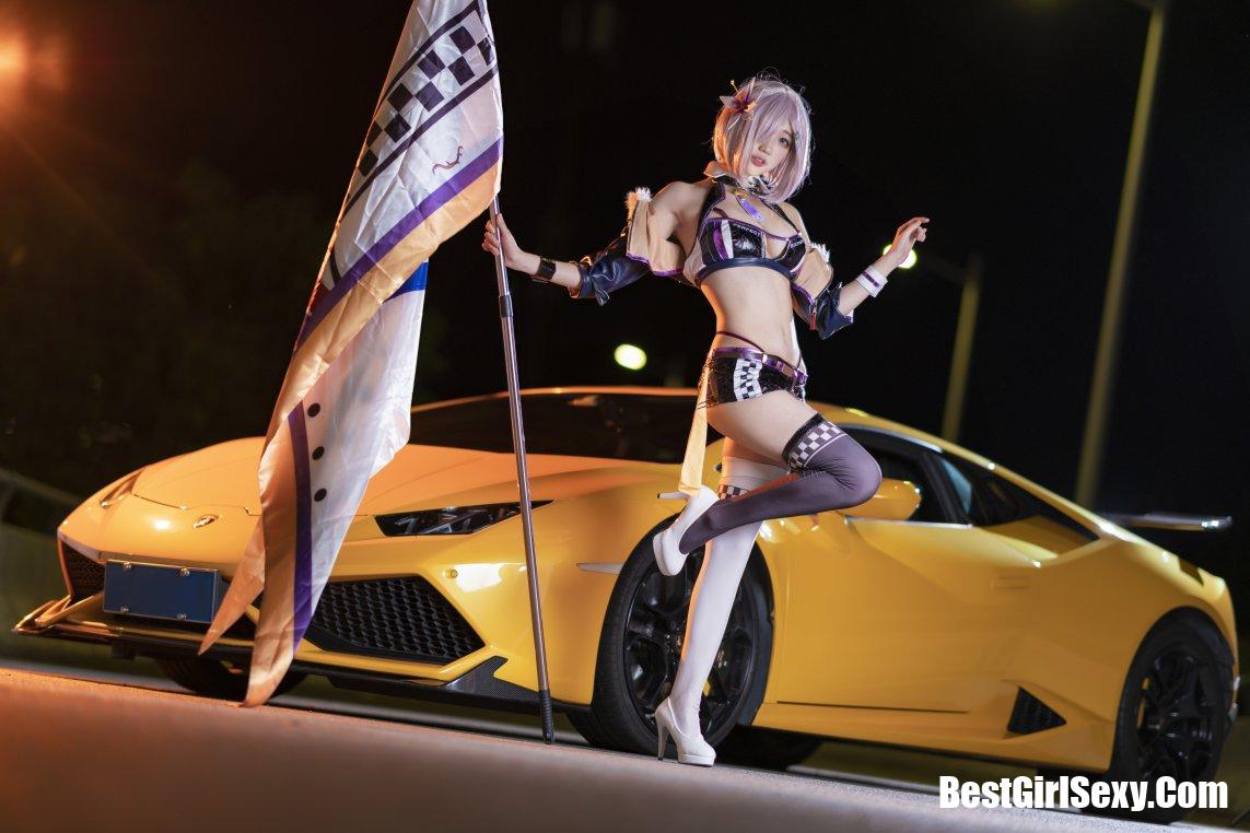 Coser@周叽是可爱兔兔 Vol.006 玛修赛车