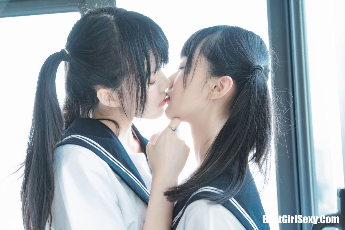 Coser@桜桃喵 Vol.047 制服双子