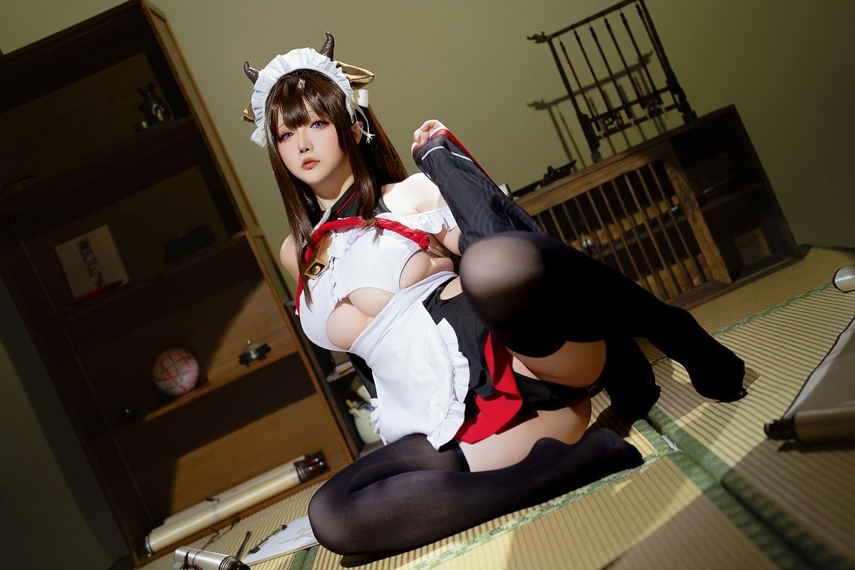 Coser@星之迟迟Hoshilily – 2023年12月计划B 碧蓝航线 樫野 女仆