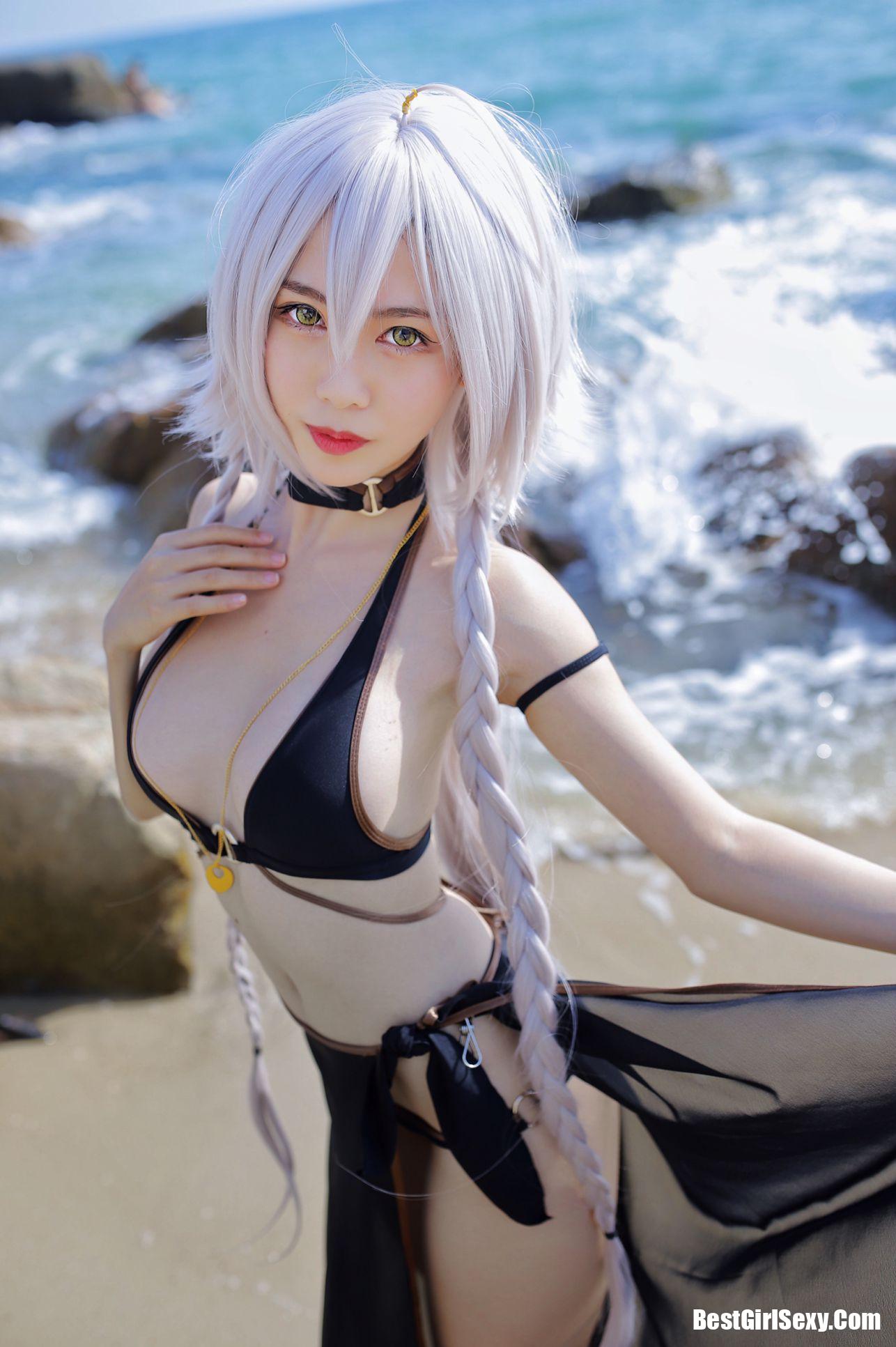 Coser@抖娘-利世 黑贞德泳装