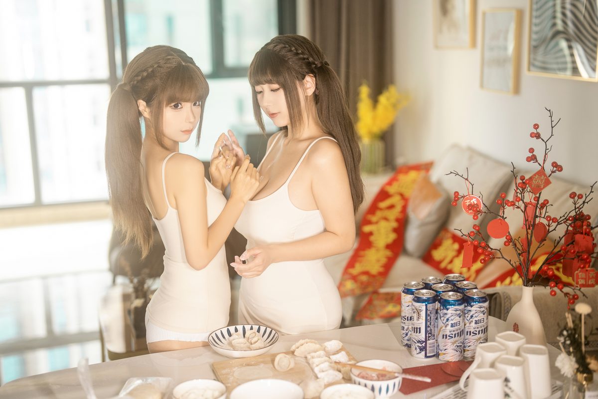 Coser@蠢沫沫 chunmomo And 浅安安 – 双人新年贺岁 Part2