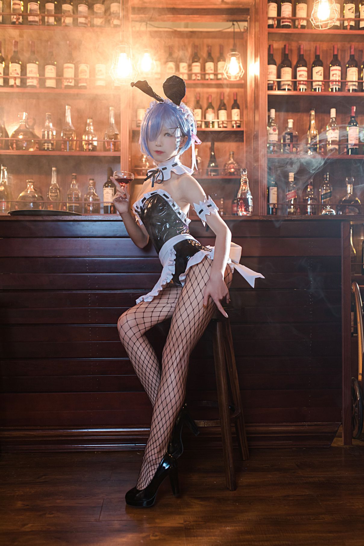 Coser@水淼Aqua Vol.025 蕾姆 兔女郎