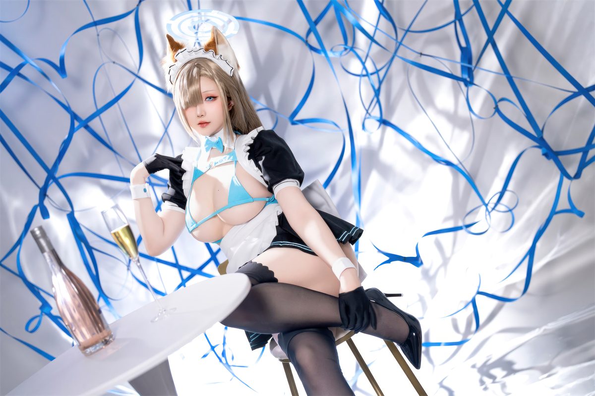 Coser@星之迟迟Hoshilily – 2023年12月计划C – 明日奈同人女仆 Part2
