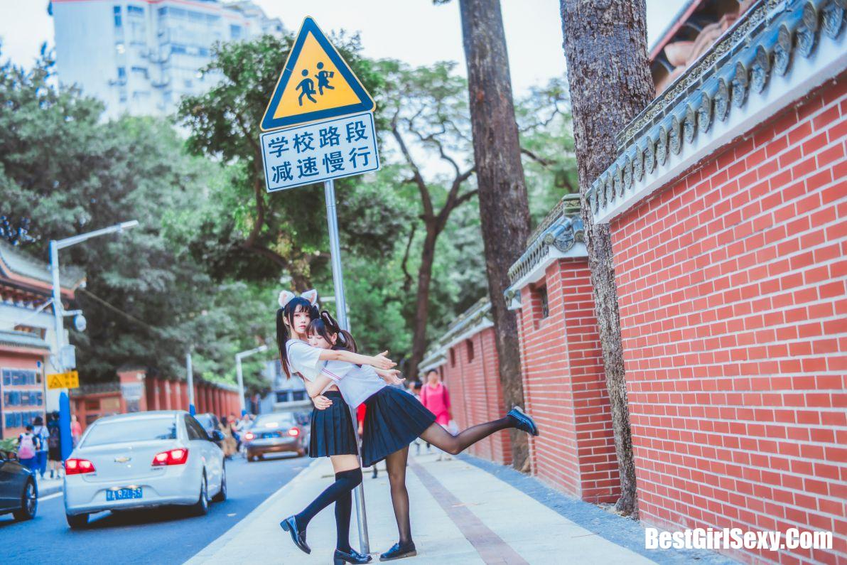 Coser@桜桃喵 Vol.003 JK百合2