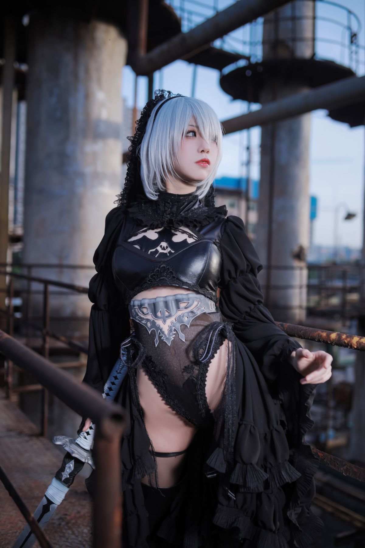 Coser@水淼Aqua Vol.039 Black and white 2B