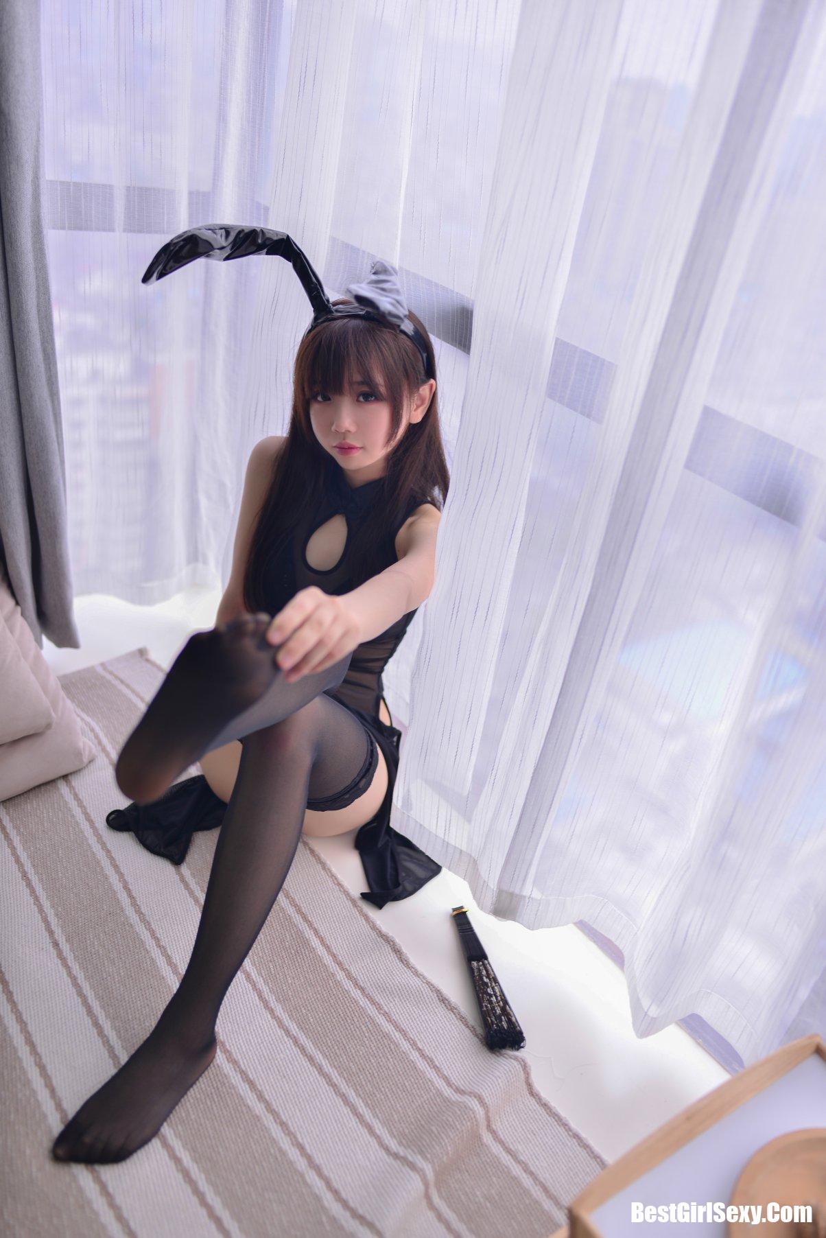 Coser@雪琪SAMA Vol.029 透明连体衣+透明旗袍