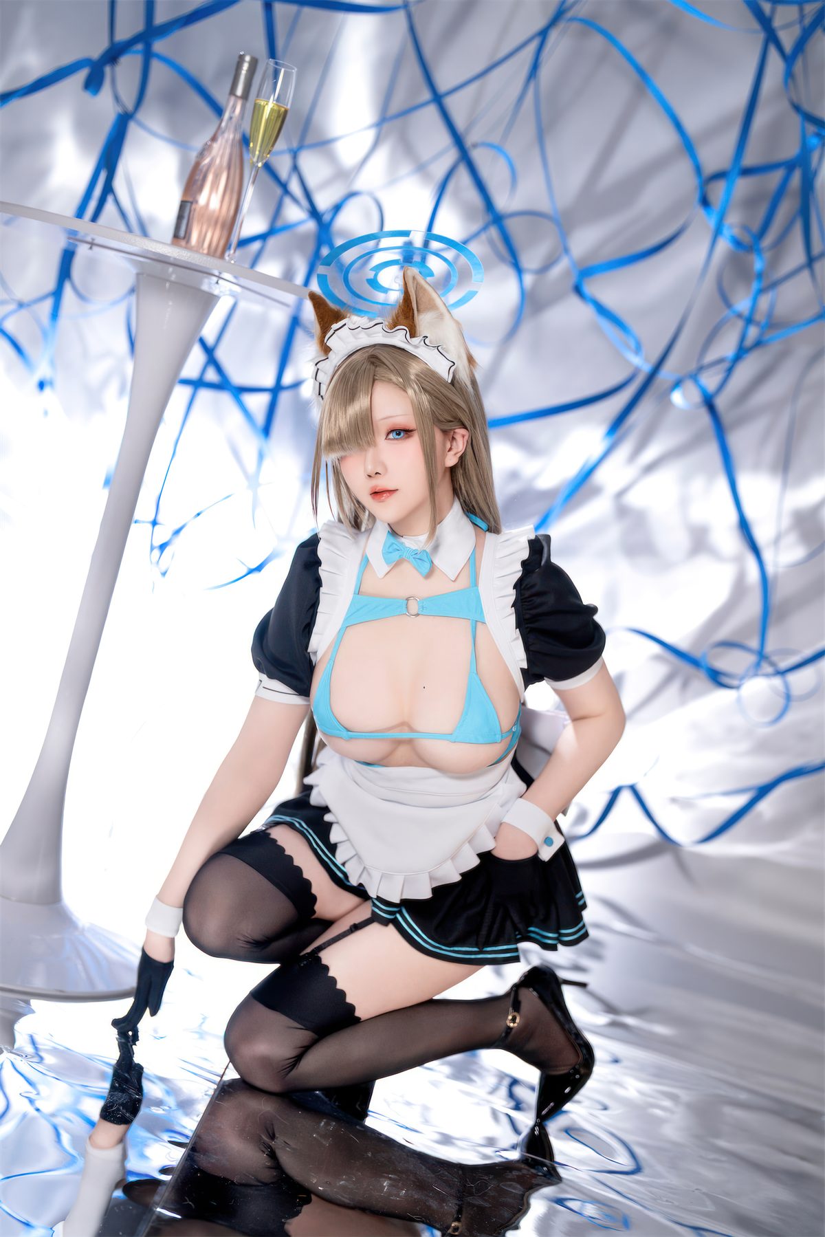 Coser@星之迟迟Hoshilily – 2023年12月计划C – 明日奈同人女仆 Part1