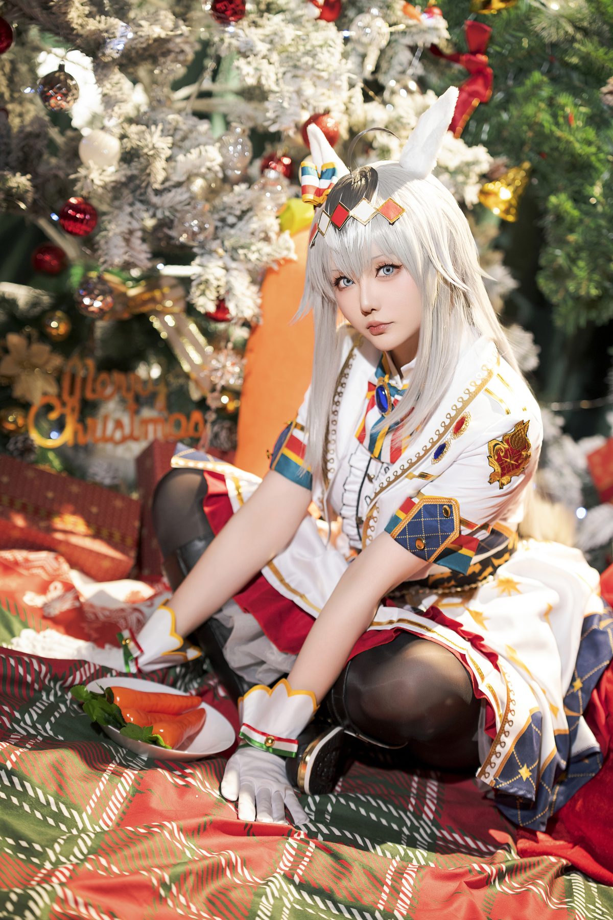 Coser@星之迟迟Hoshilily – 2023年12月计划赠品 赛马娘 小栗帽 圣诞衣装