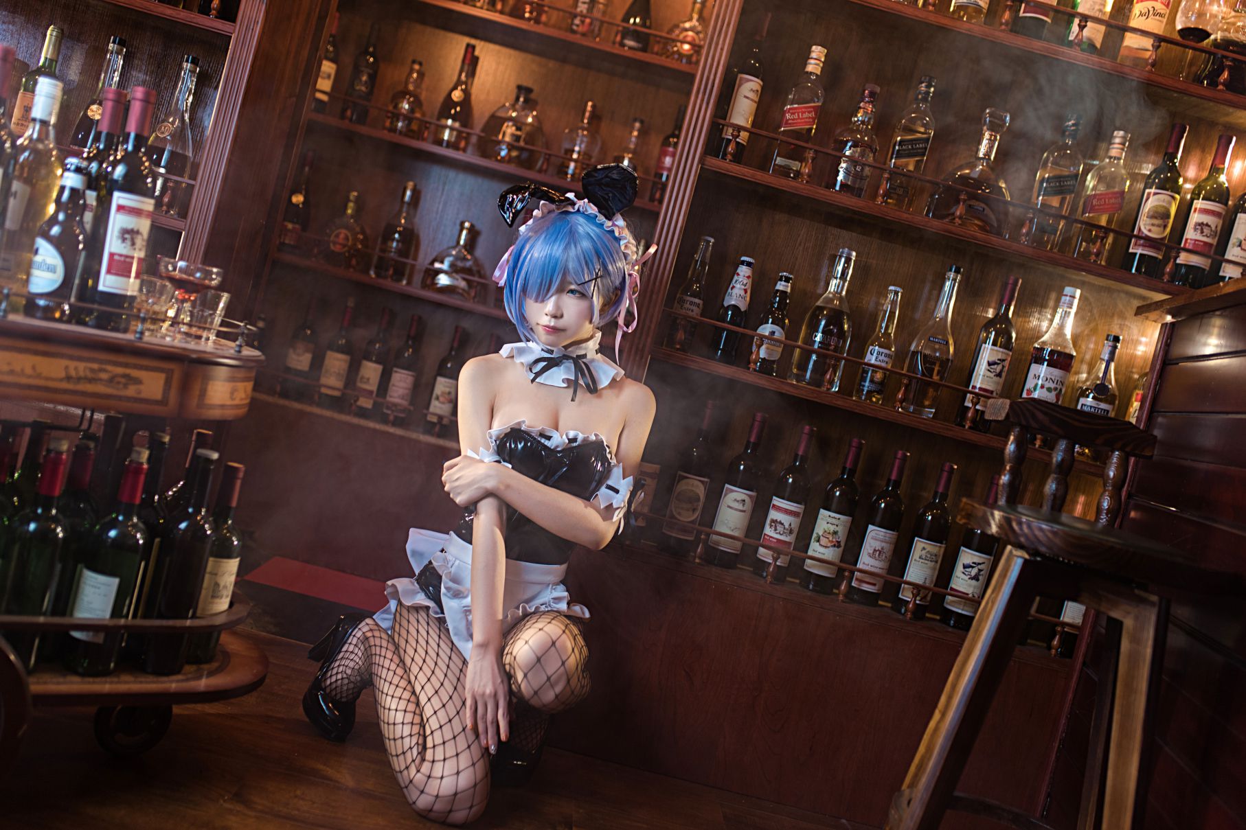 Coser@水淼Aqua Vol.025 蕾姆 兔女郎