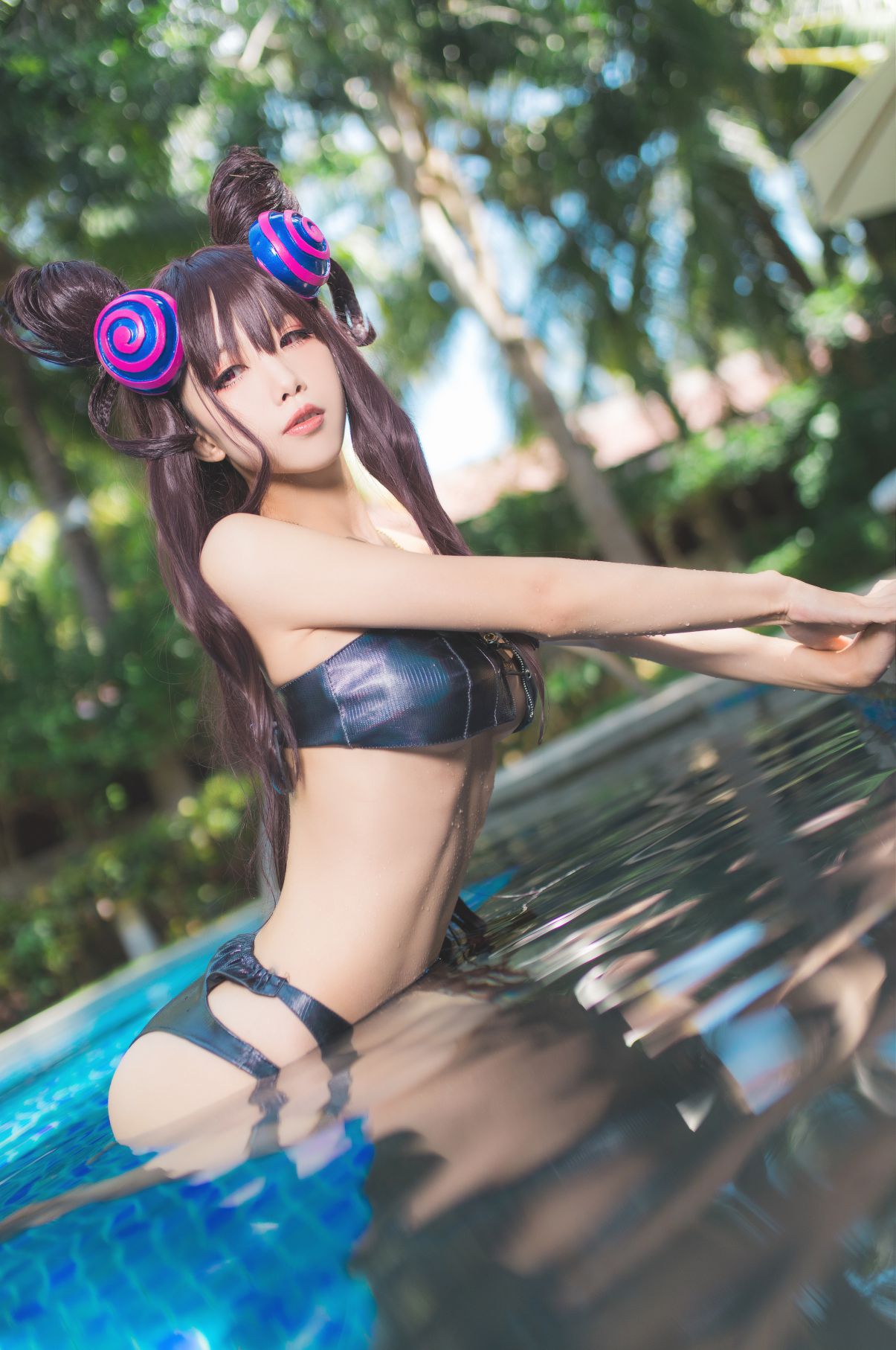 Coser@水淼Aqua Vol.051 紫式部水着Ver