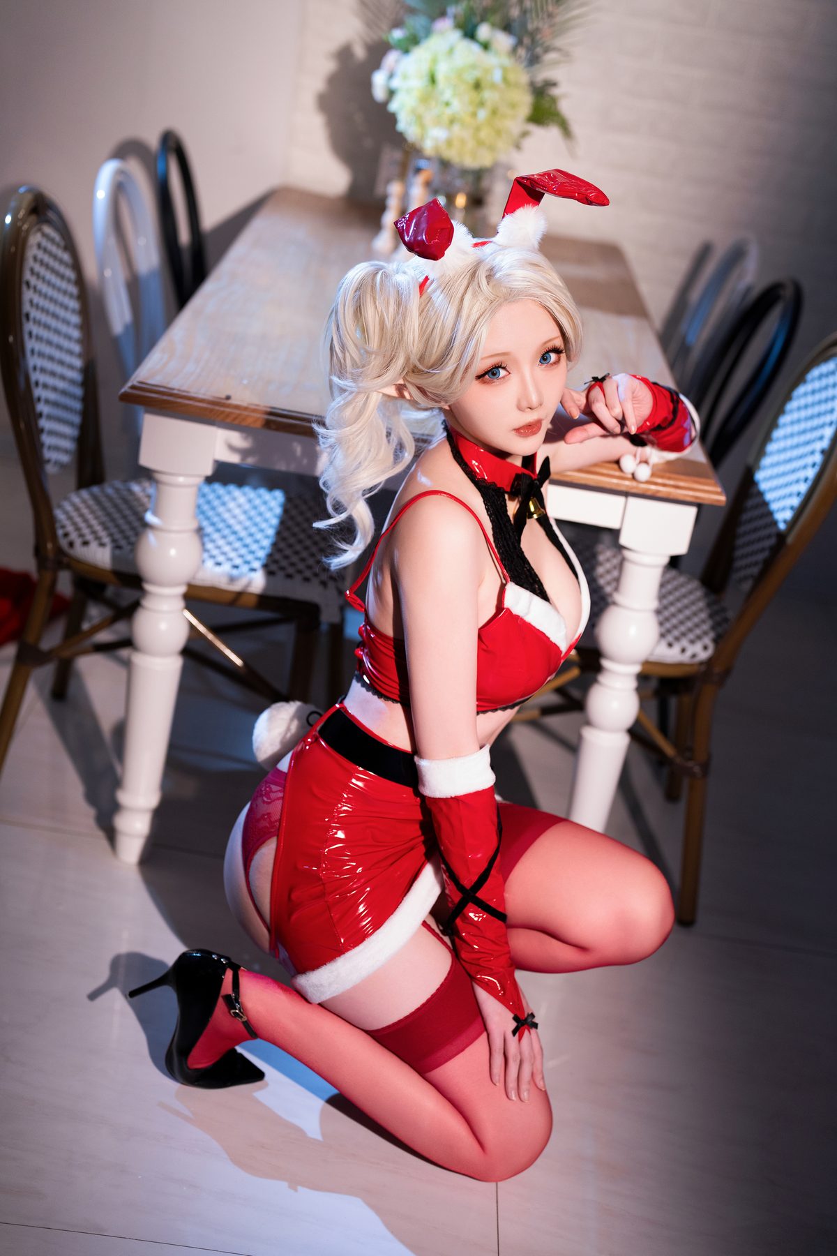 Coser@星之迟迟Hoshilily – 圣诞精灵篇C 礼物袋 Part1