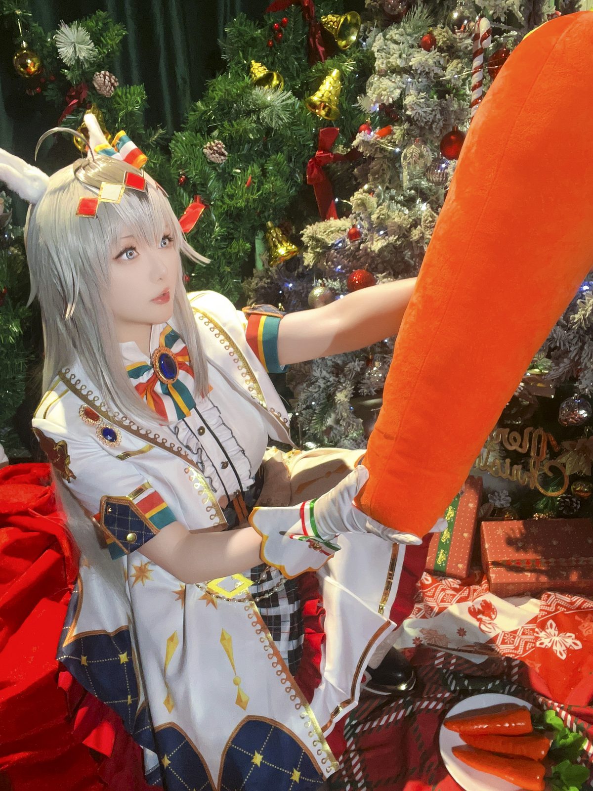 Coser@星之迟迟Hoshilily – 2023年12月计划赠品 赛马娘 小栗帽 圣诞衣装