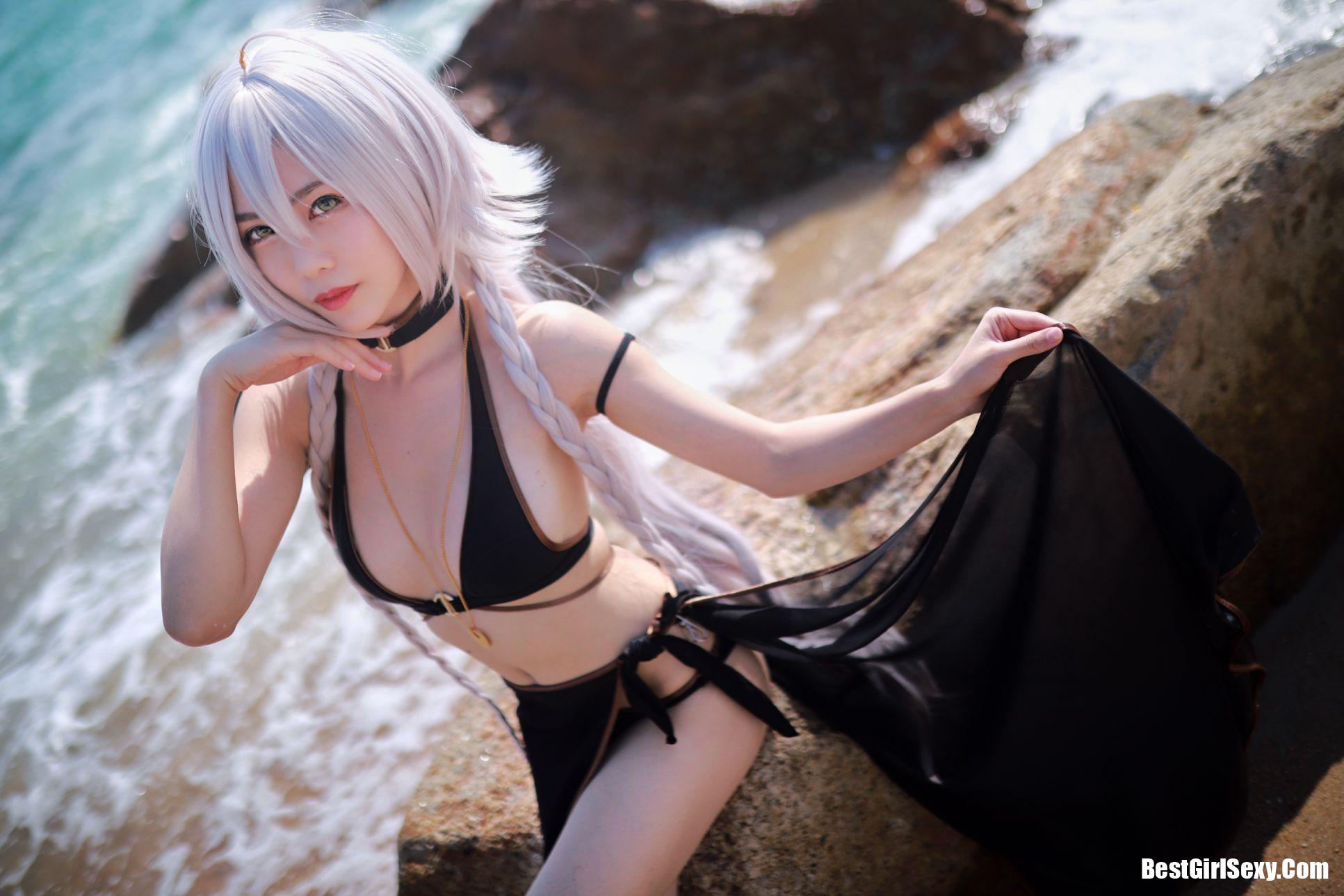 Coser@抖娘-利世 黑贞德泳装