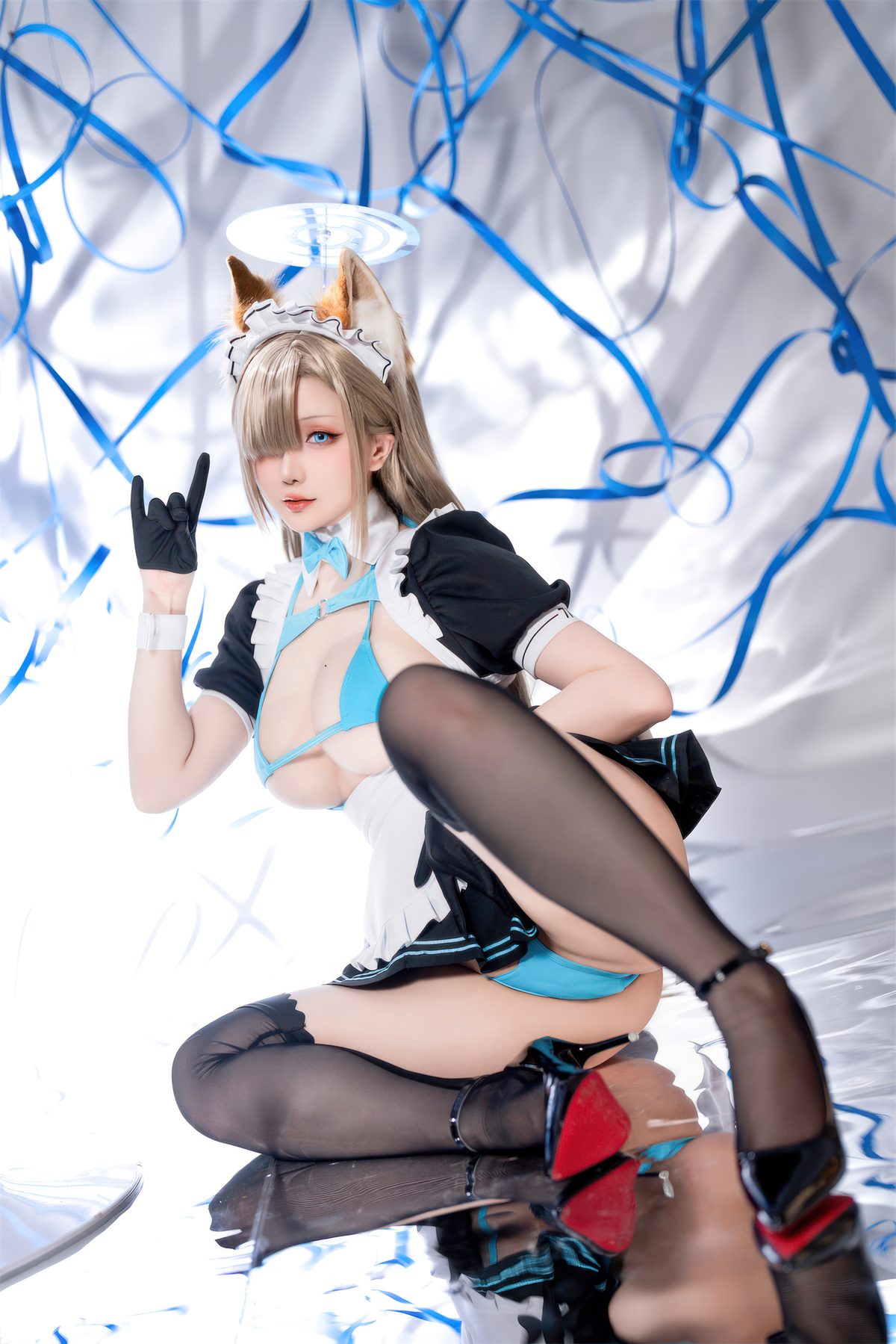 Coser@星之迟迟Hoshilily – 2023年12月计划C – 明日奈同人女仆 Part1