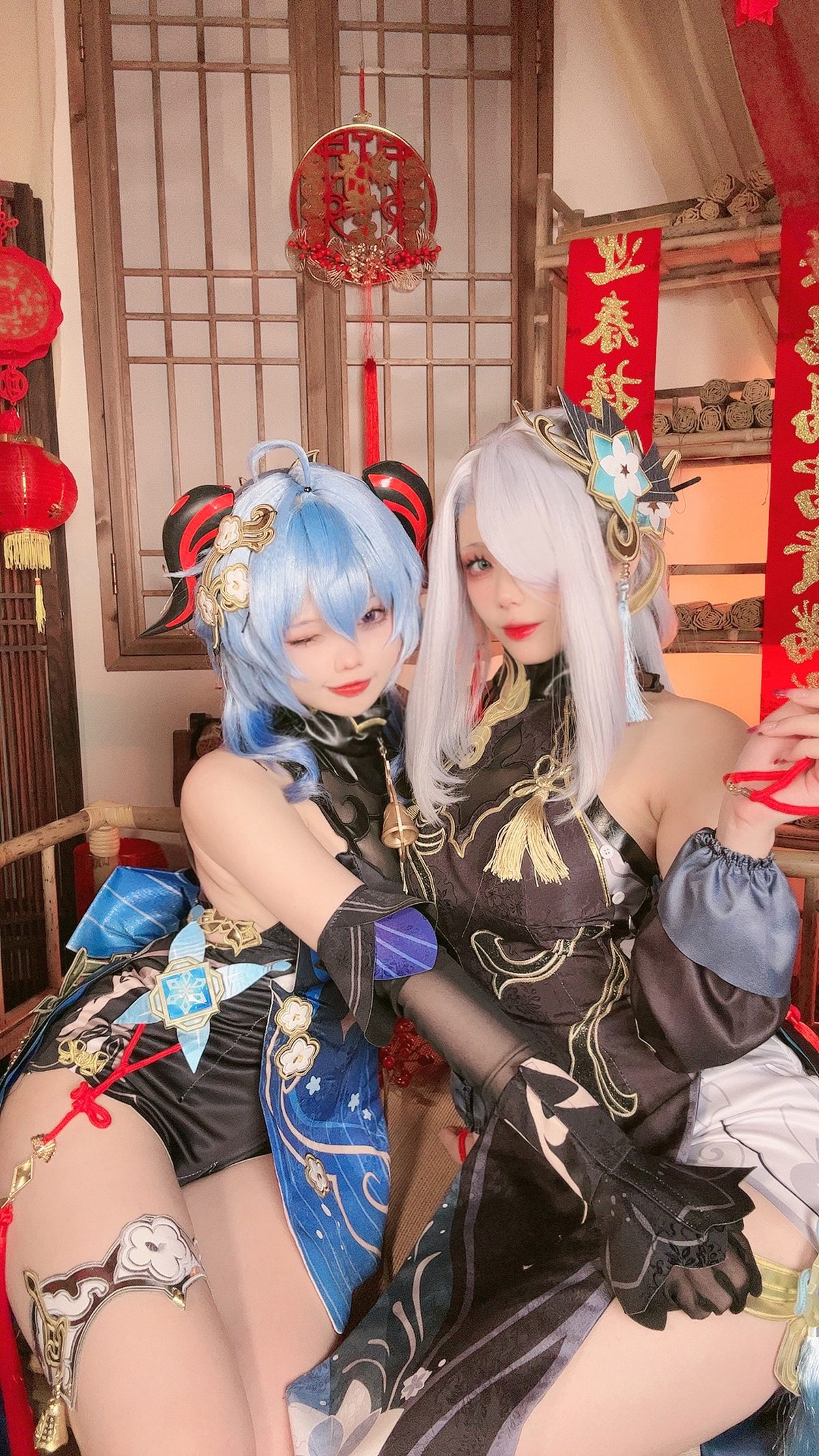 Coser@九言 And 小瑶幺幺 – 原神新春—甘雨申鹤海灯节双人