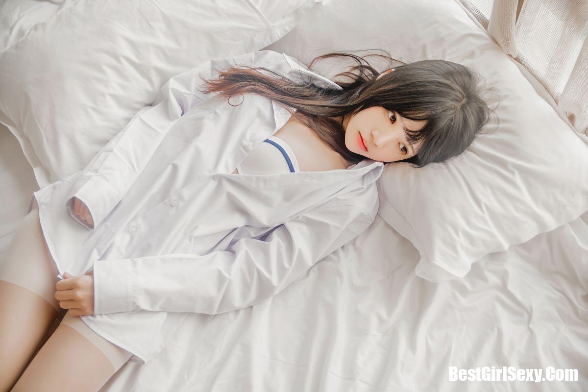 Coser@桜桃喵 Vol.072 白衬衫散发