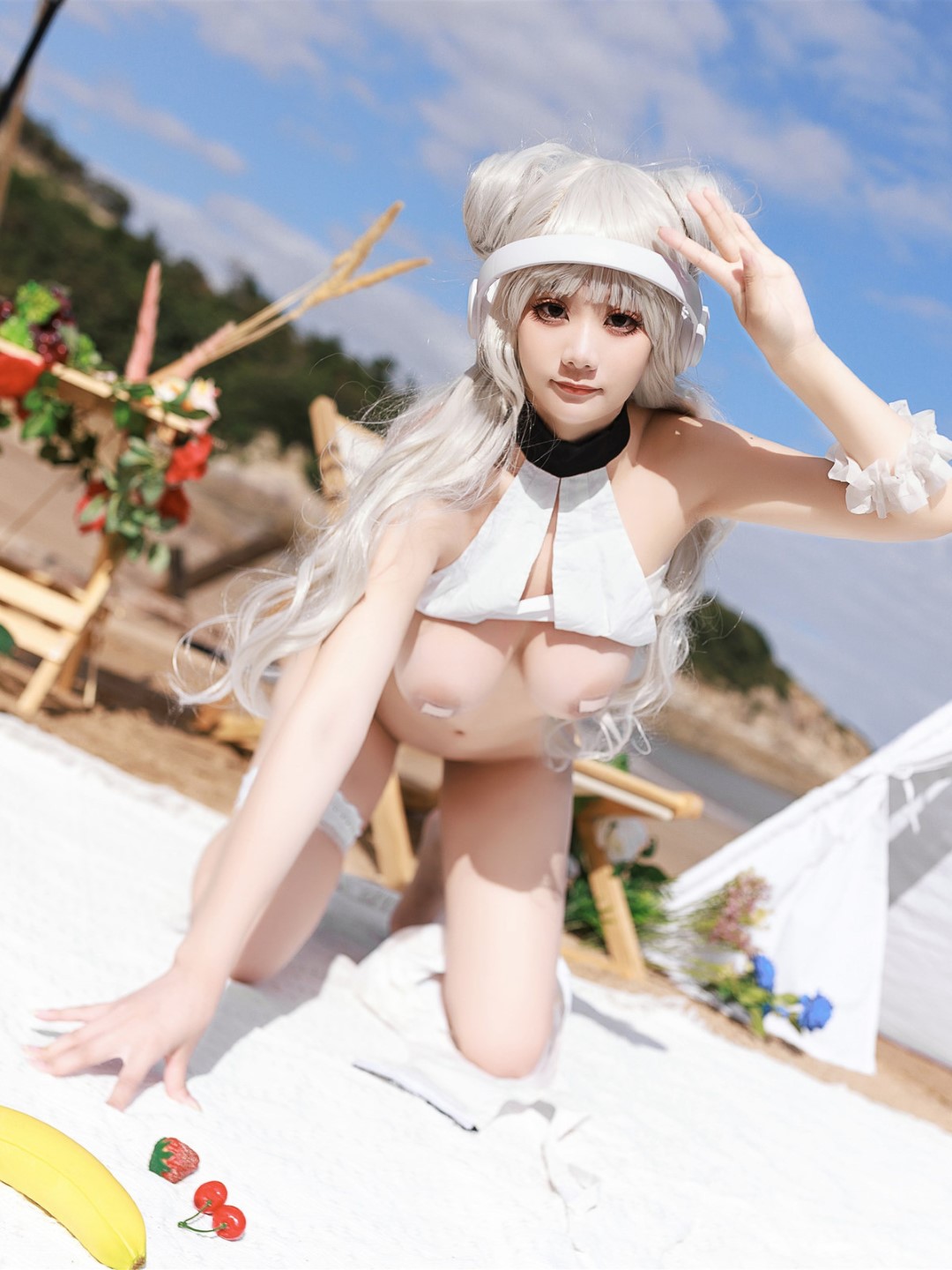 Cosplay 阿雪雪 恶毒泳装 Set.02 [60P]