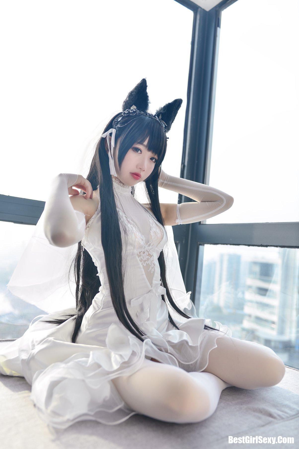 Coser@雪琪SAMA Vol.008 爱宕婚纱