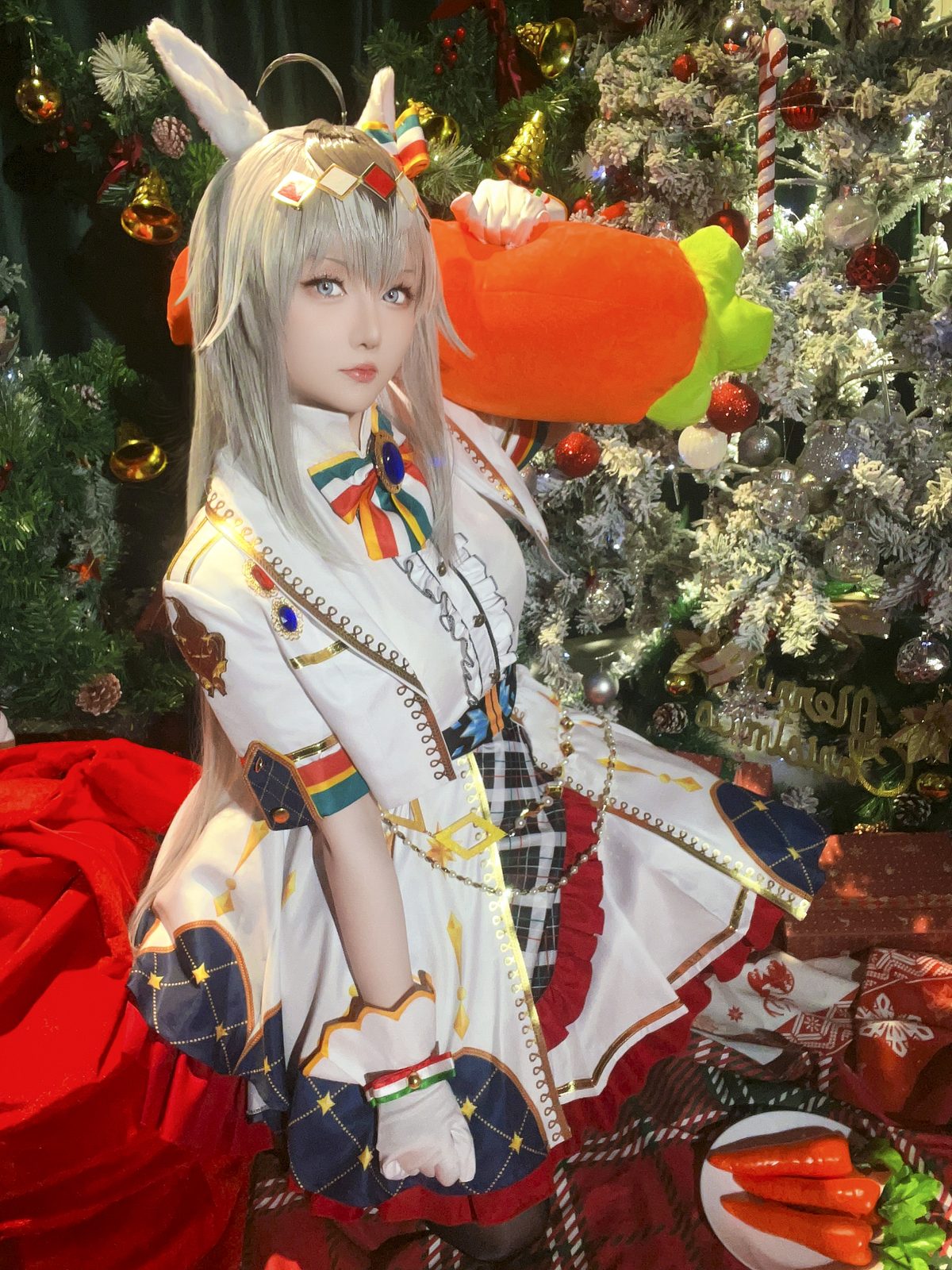 Coser@星之迟迟Hoshilily – 2023年12月计划赠品 赛马娘 小栗帽 圣诞衣装