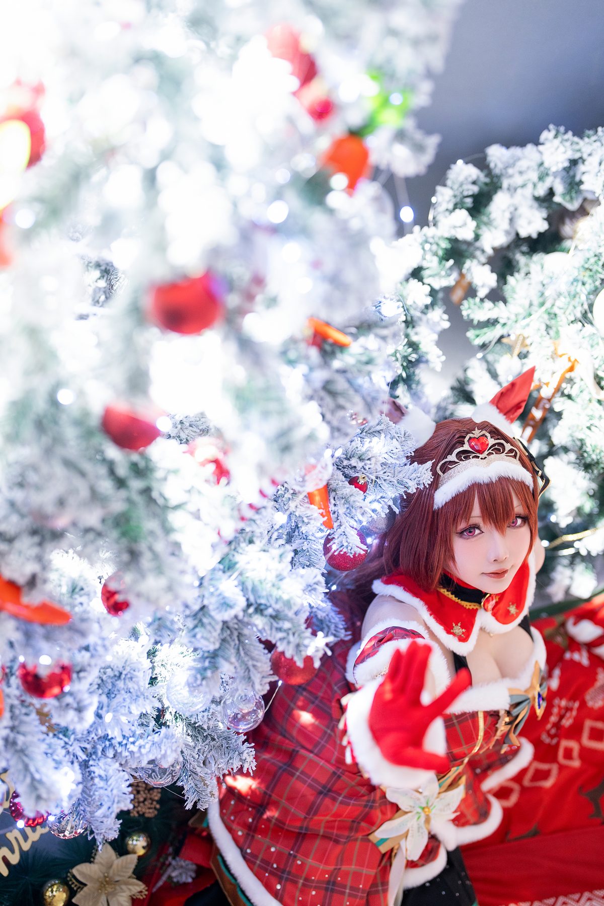 Coser@星之迟迟Hoshilily – 2023年12月计划A 赛马娘 大和赤骥 圣诞衣装