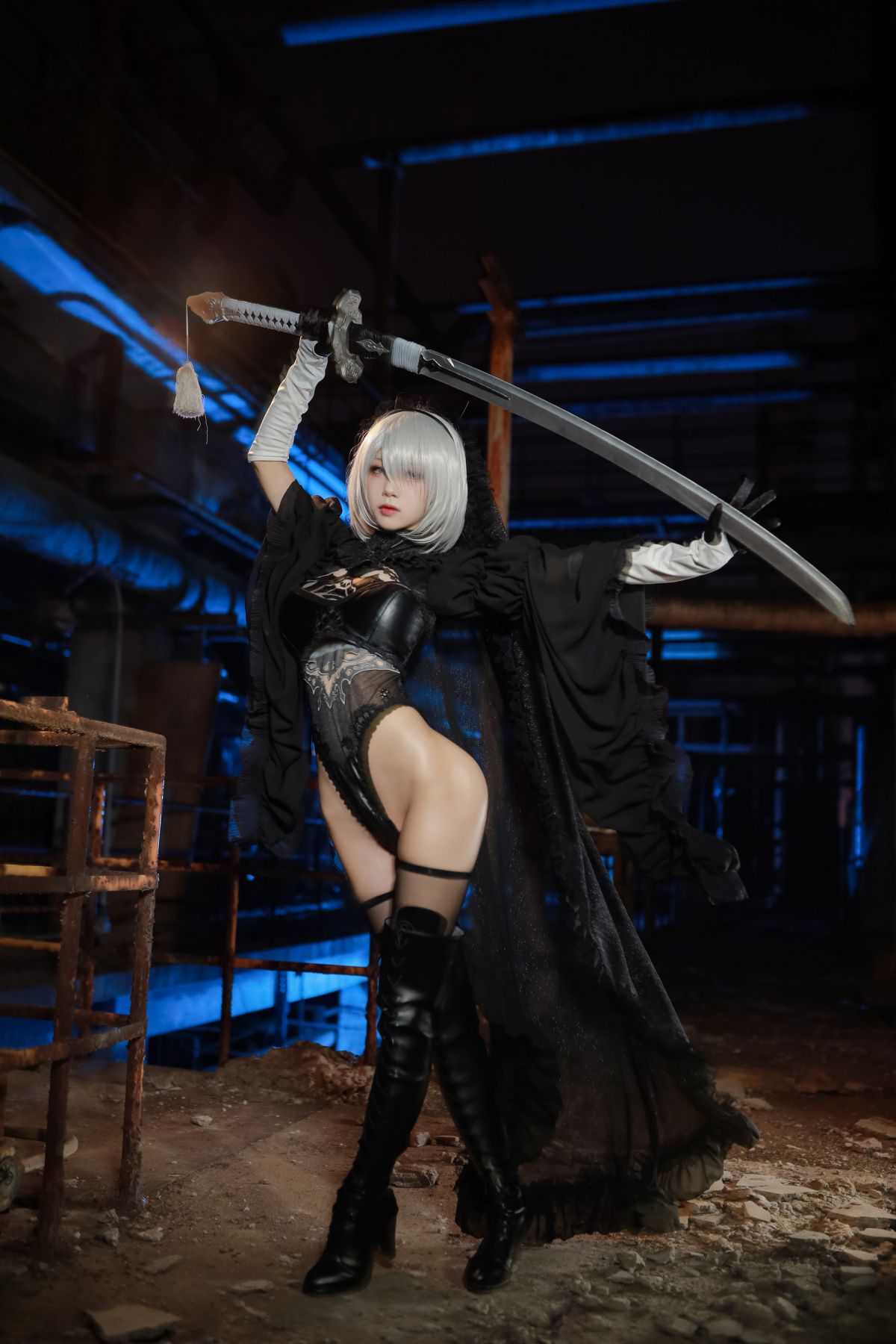 Coser@水淼Aqua Vol.039 Black and white 2B