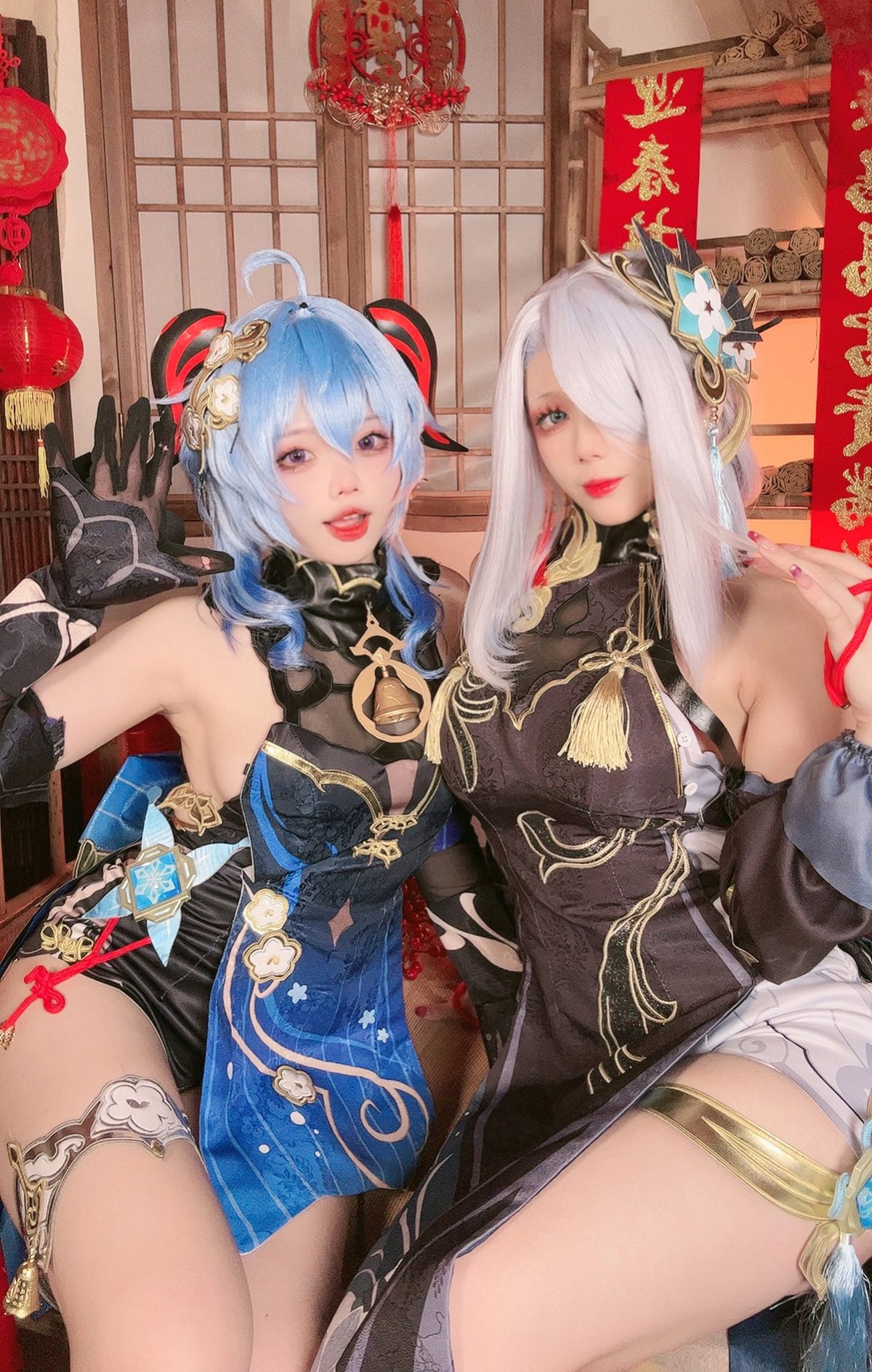 Coser@九言 And 小瑶幺幺 – 原神新春—甘雨申鹤海灯节双人